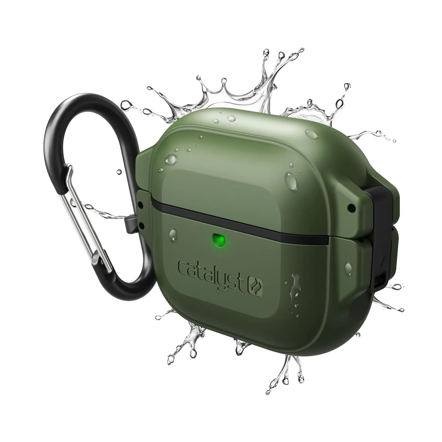 AirPods (Gen 3) - 100M Waterproof Total Protection Case + Carabiner