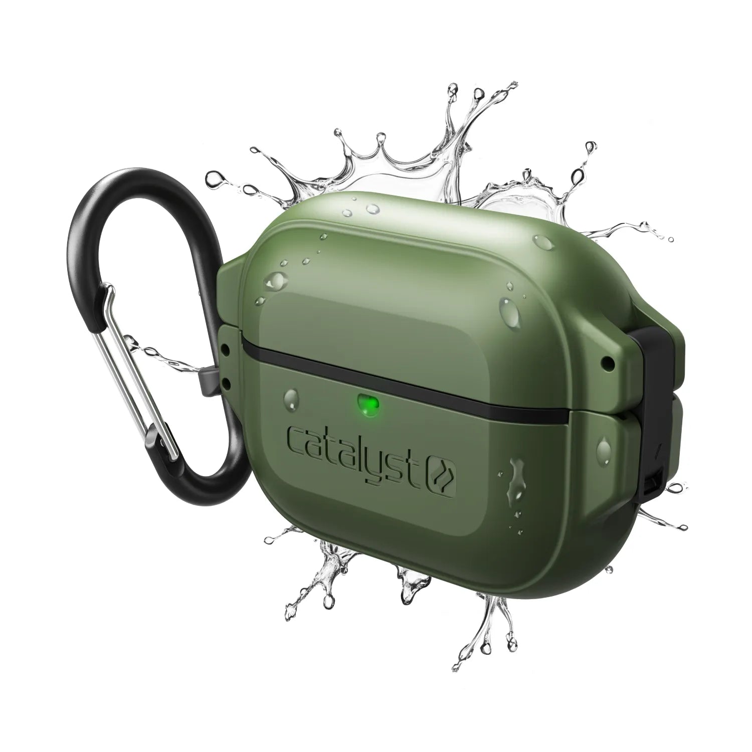 AirPods Pro (Gen 2/1) - 100M Waterproof Total Protection Case + Carabiner-UK