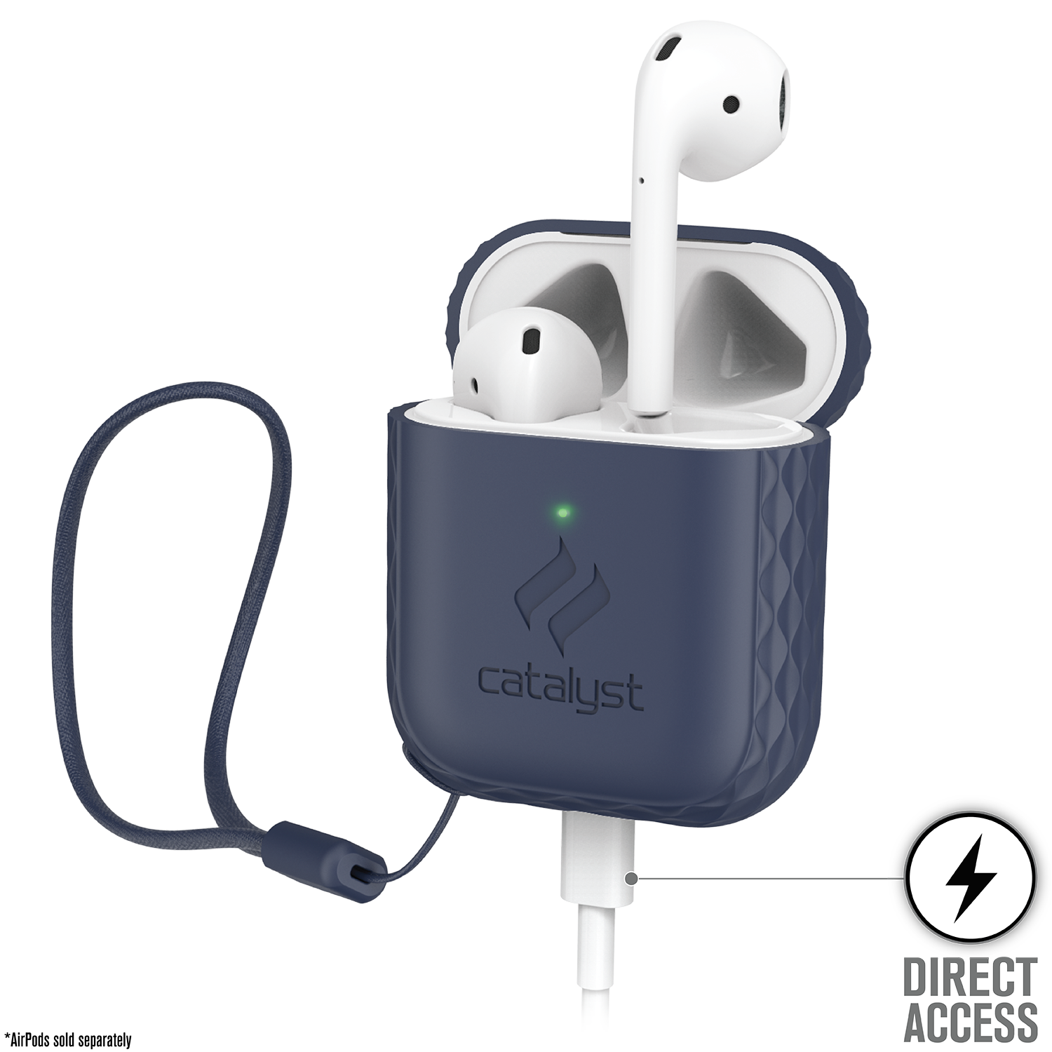 AirPods (Gen 2/1) - Case + Lanyard-UK