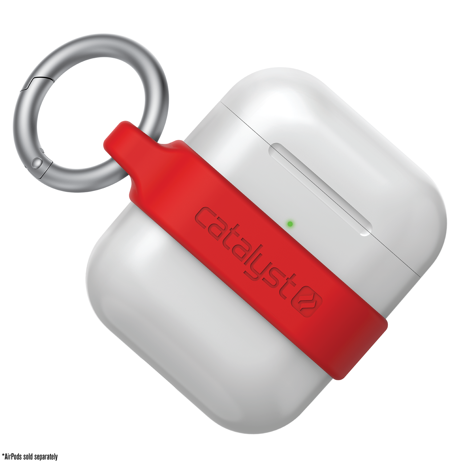 CATAPDLOOPRED | Minimalist Case for AirPods