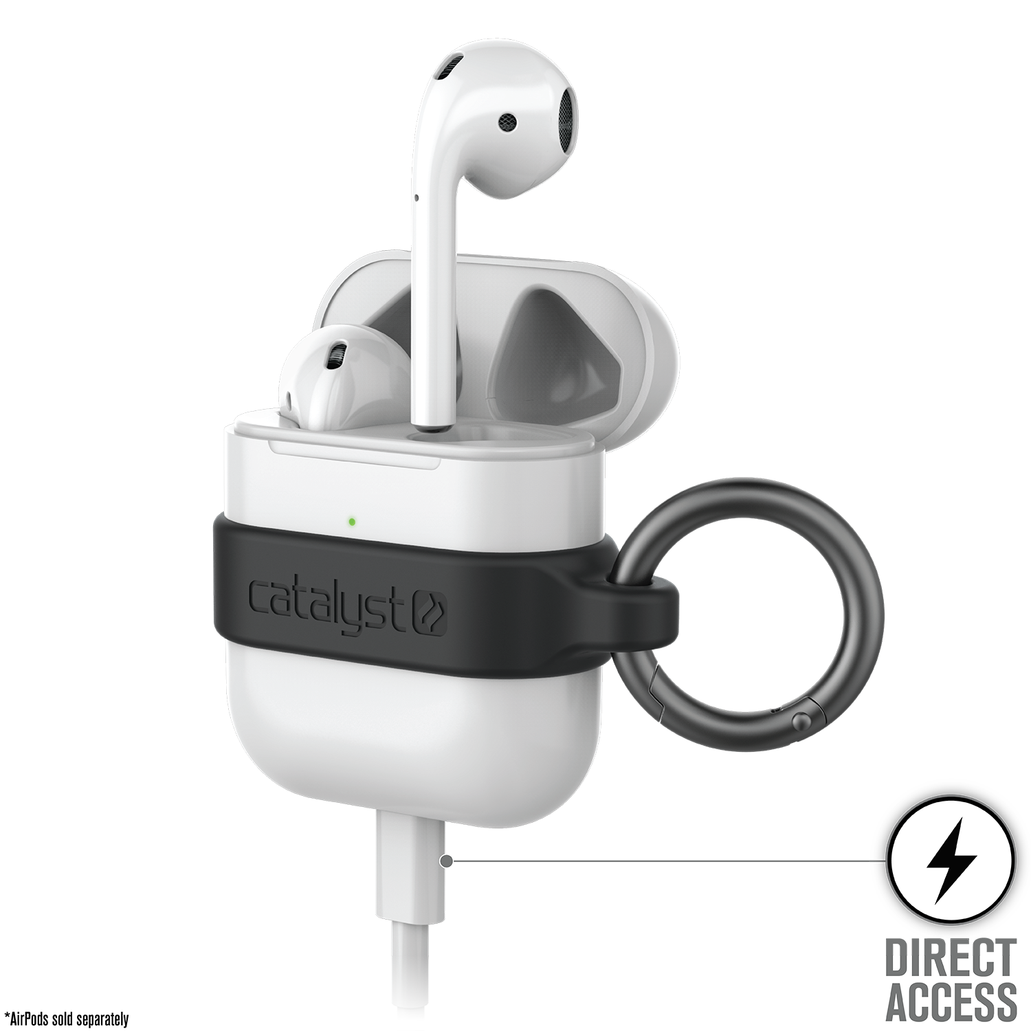 CATAPDLOOPBLK | Minimalist Case for AirPods