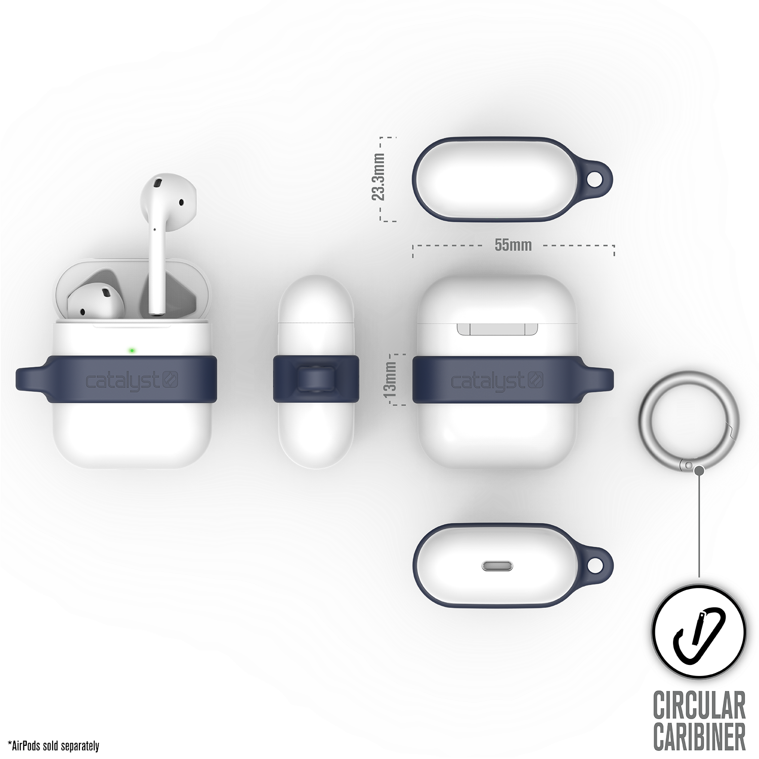 CATAPDLOOPNAV | Minimalist Case for AirPods