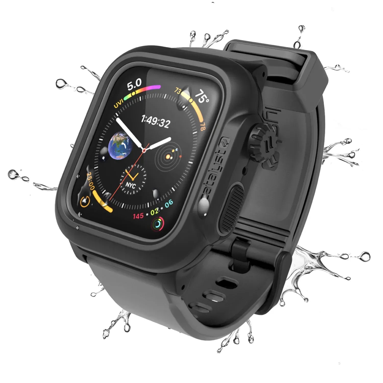 44mm - 100M Waterproof Case + Band for Apple Watch SE (Gen 3/2/1),Series 6/5/4
