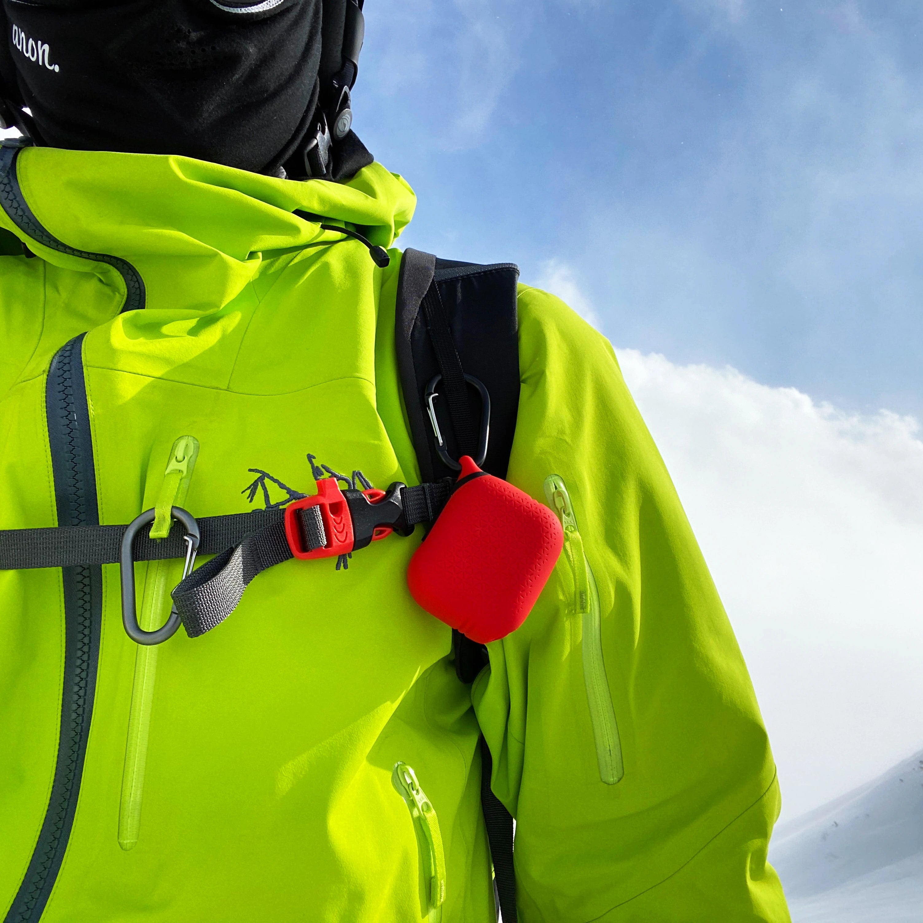 AirPods Pro (Gen 2/1) - Waterproof Case + Carabiner