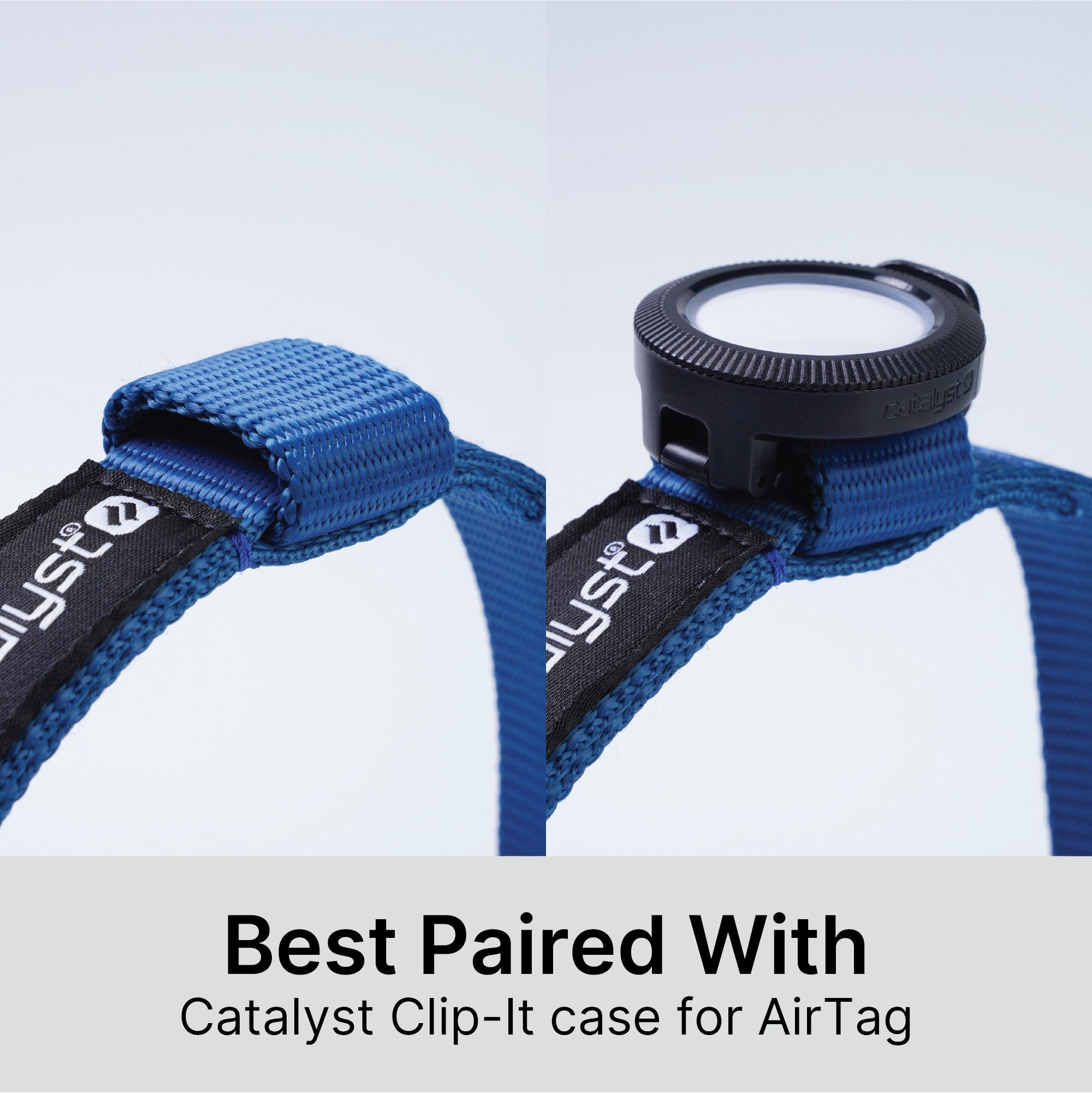 Dog Collar designed to be used with AirTag Clip-It Case-CA