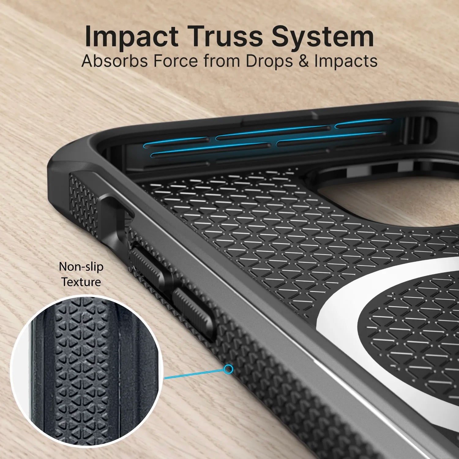 iPhone 17e/16e/14/ 13 - Crux Case, Magsafe Compatible-CA
