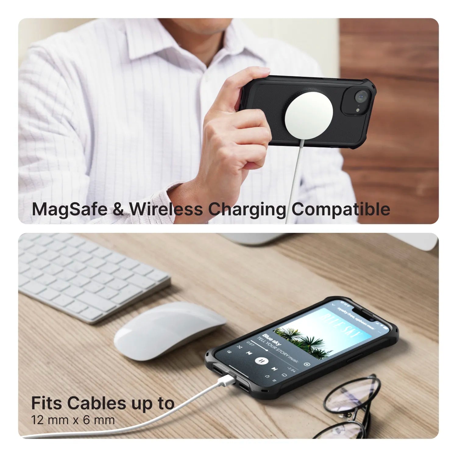 iPhone 17e/16e/14/ 13 - Crux Case, Magsafe Compatible-CA