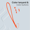 Colored Lanyard & Buttons