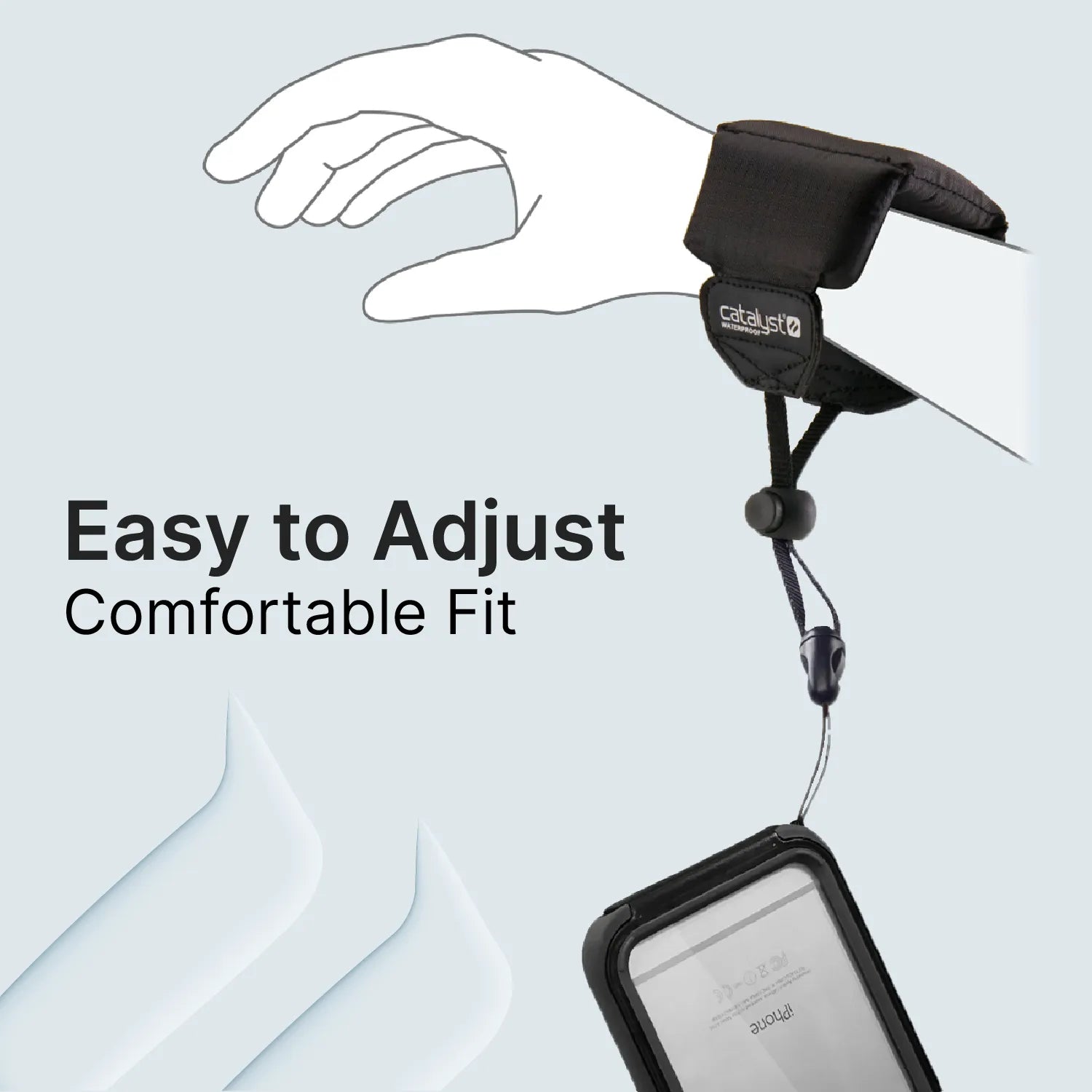 Floating Lanyard for Catalyst iPhone Case - Stealth Black