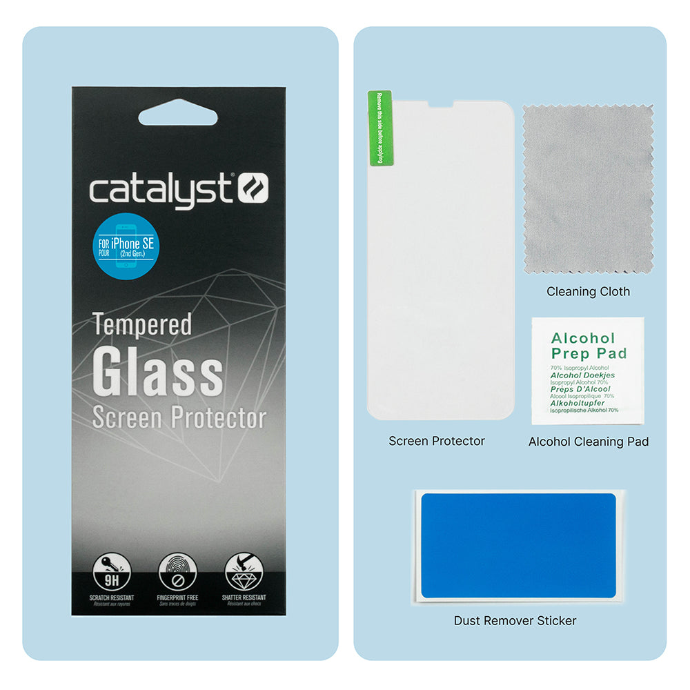iPhone SE (Gen 3/2), iPhone 8, iPhone 7 - Tempered Glass Screen Protector