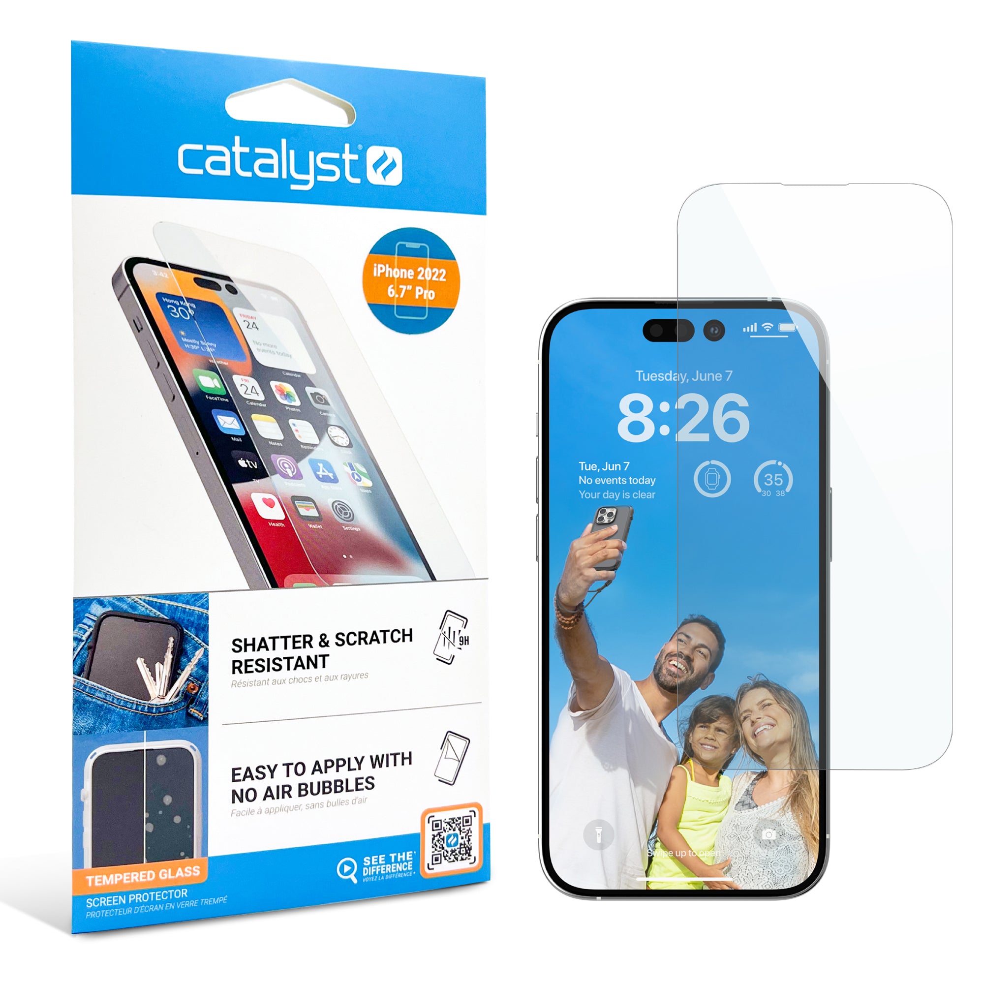 iPhone 14 Plus - Tempered Glass Screen Protector