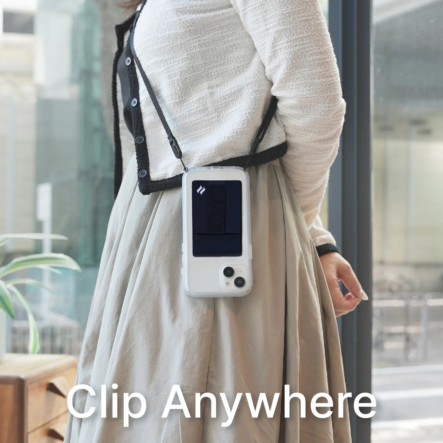 Stick On Wallet & Shoulder Strap Bundle-B2B