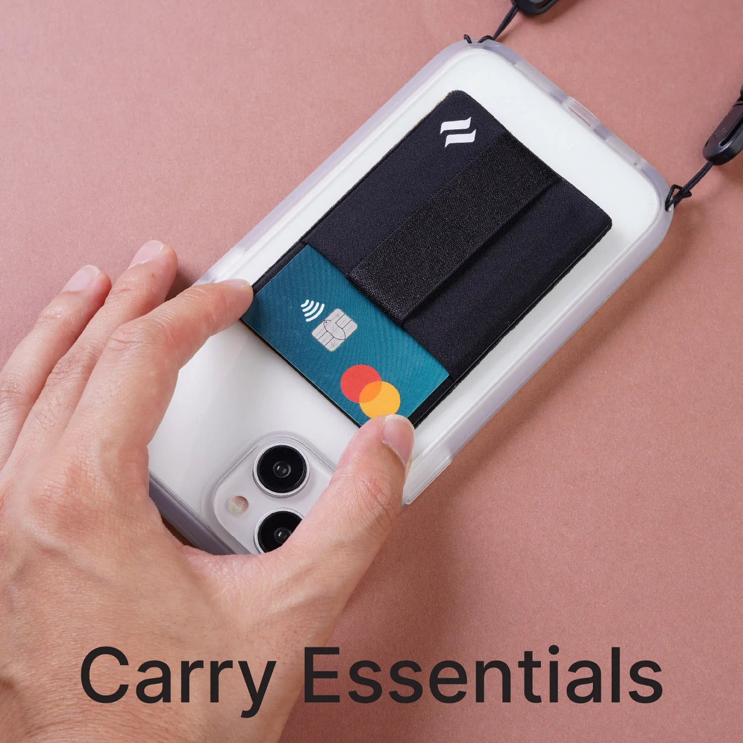Stick On Wallet & Shoulder Strap Bundle-B2B