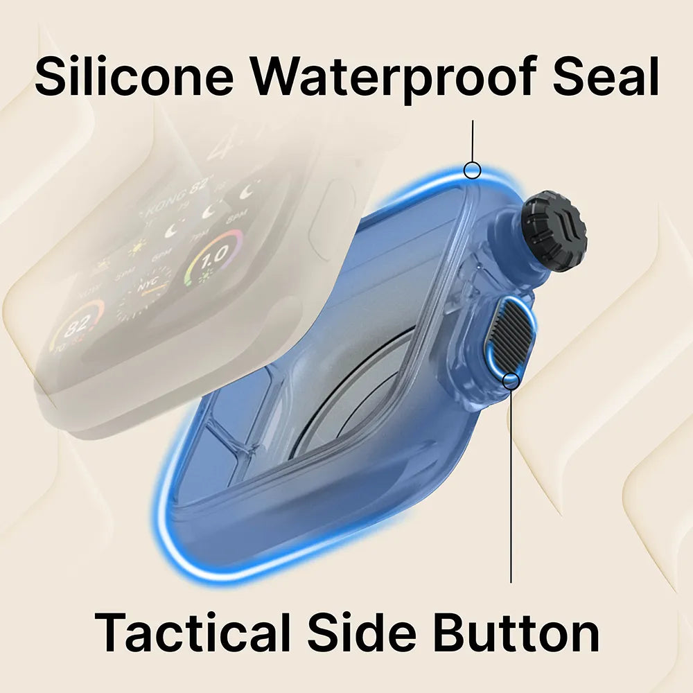 40mm - 100M Waterproof Case + Band for Apple Watch Series 6/5/4/SE (Gen 2/1)-UK