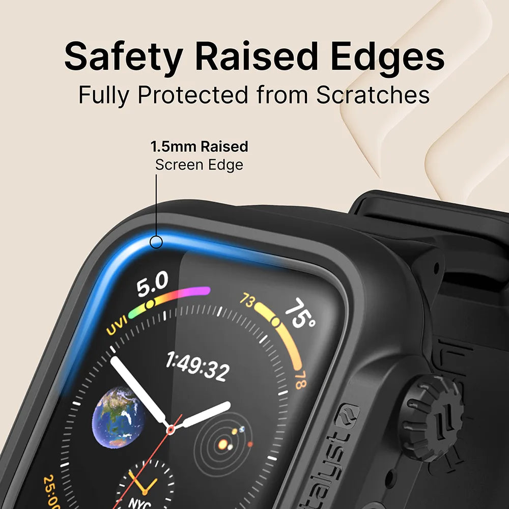 44mm - 100M Waterproof Case + Band for Apple Watch SE (Gen 3/2/1),Series 6/5/4