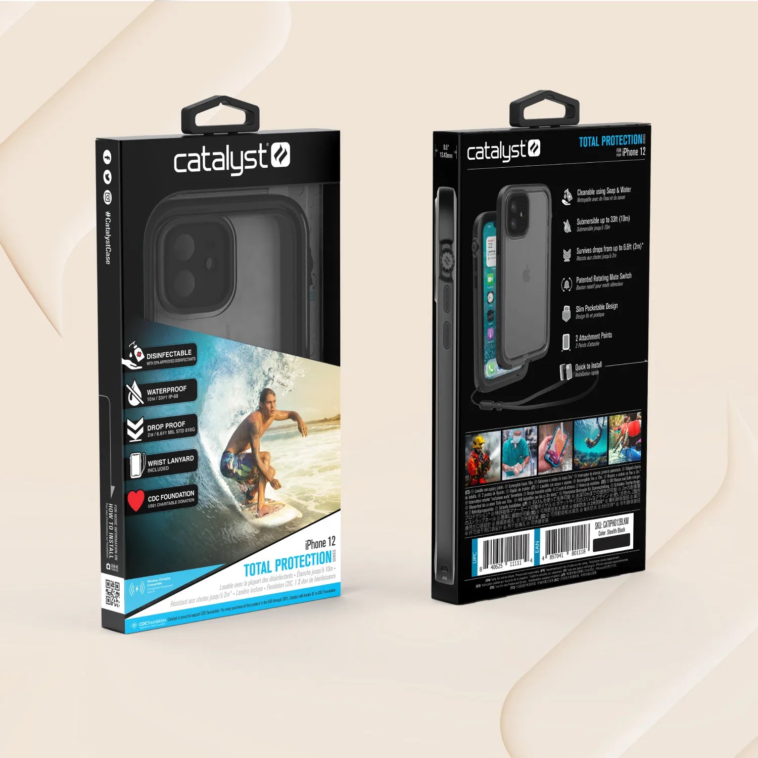 iPhone 12 - Waterproof Case, Total Protection-B2B