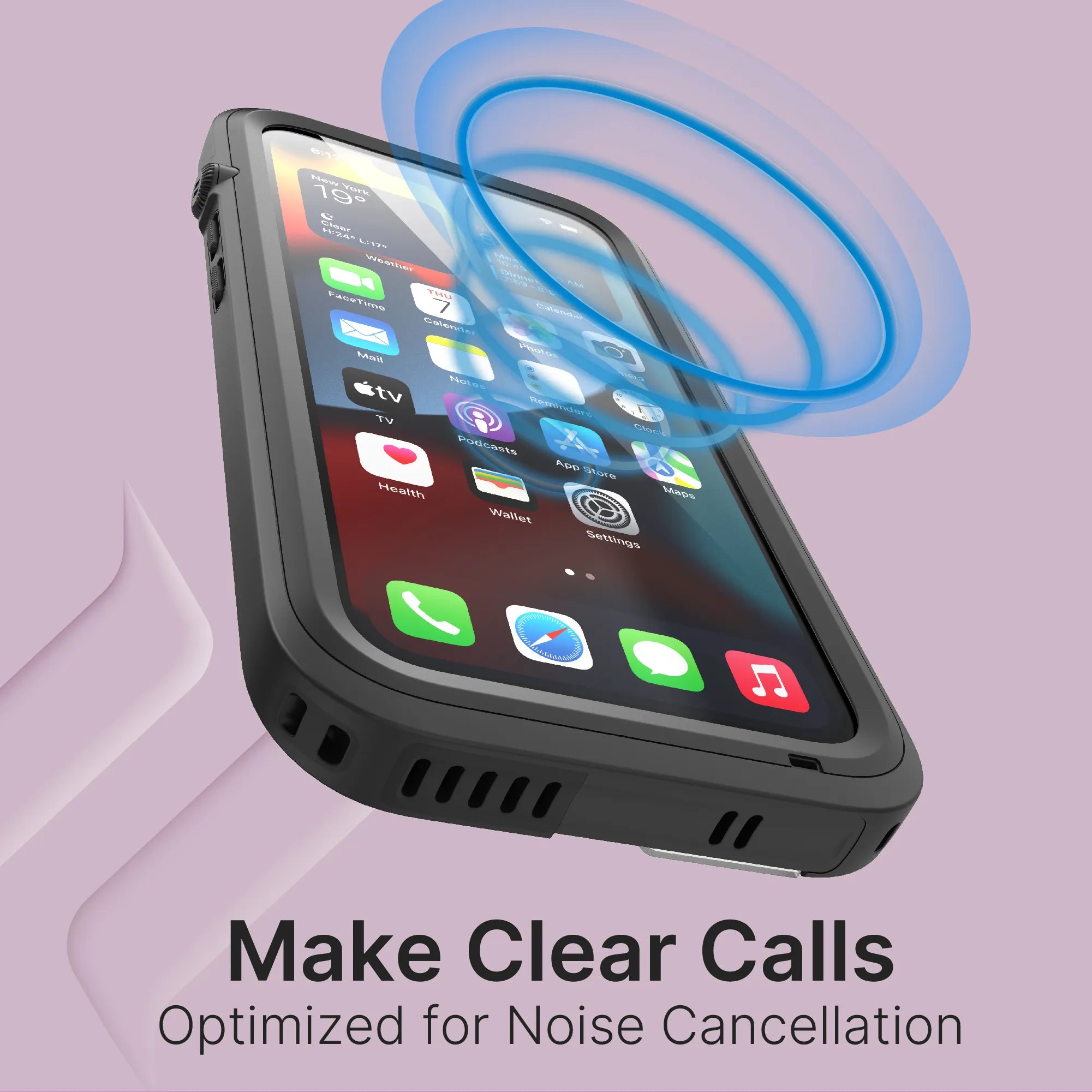 iPhone 12 - Waterproof Case, Total Protection-B2B