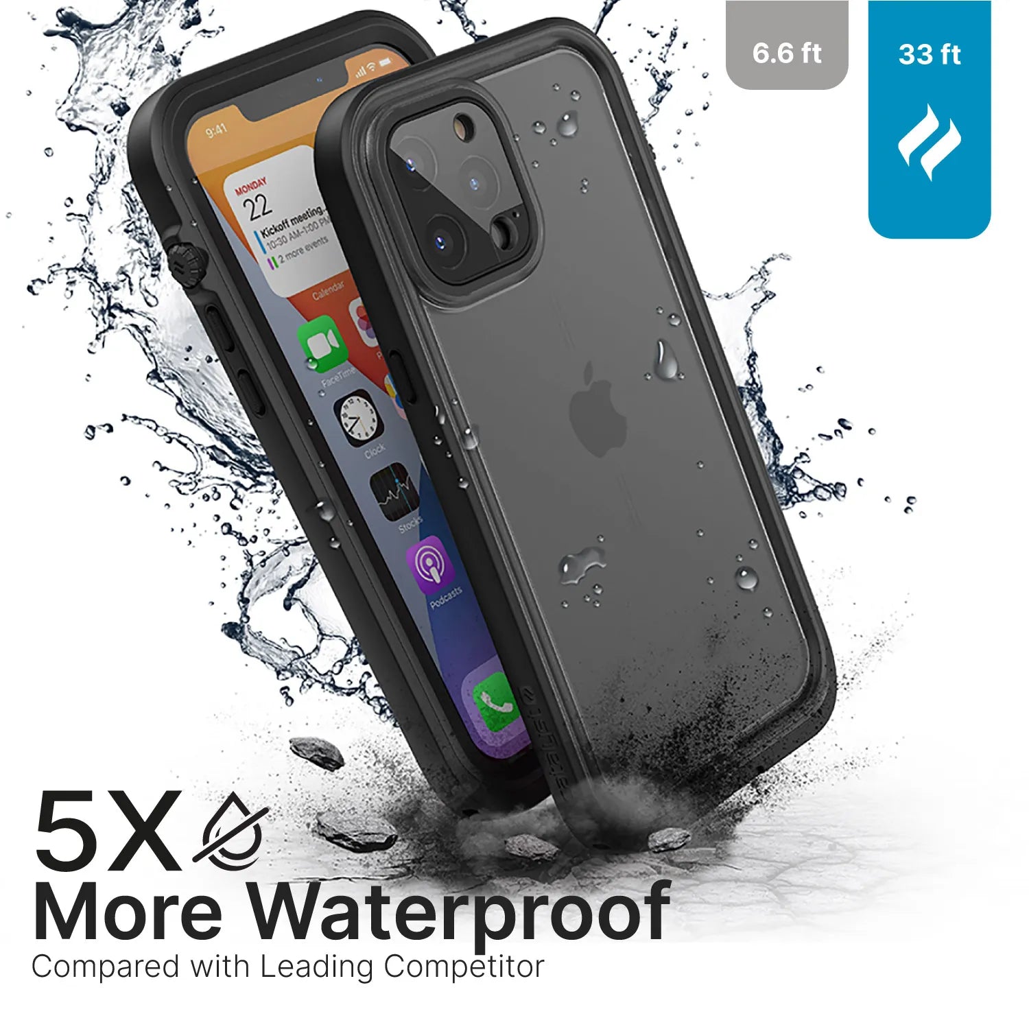 iPhone 12 Pro - Waterproof Case, Total Protection-B2B