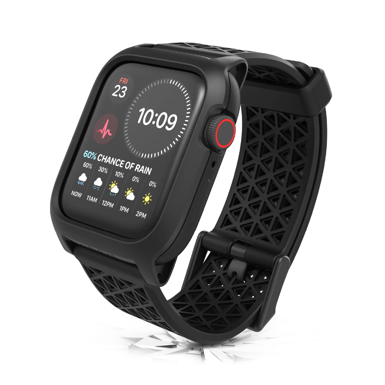 44mm - Rugged Case + Band for Apple Watch SE (Gen 3/2/1),Series 6/5/4