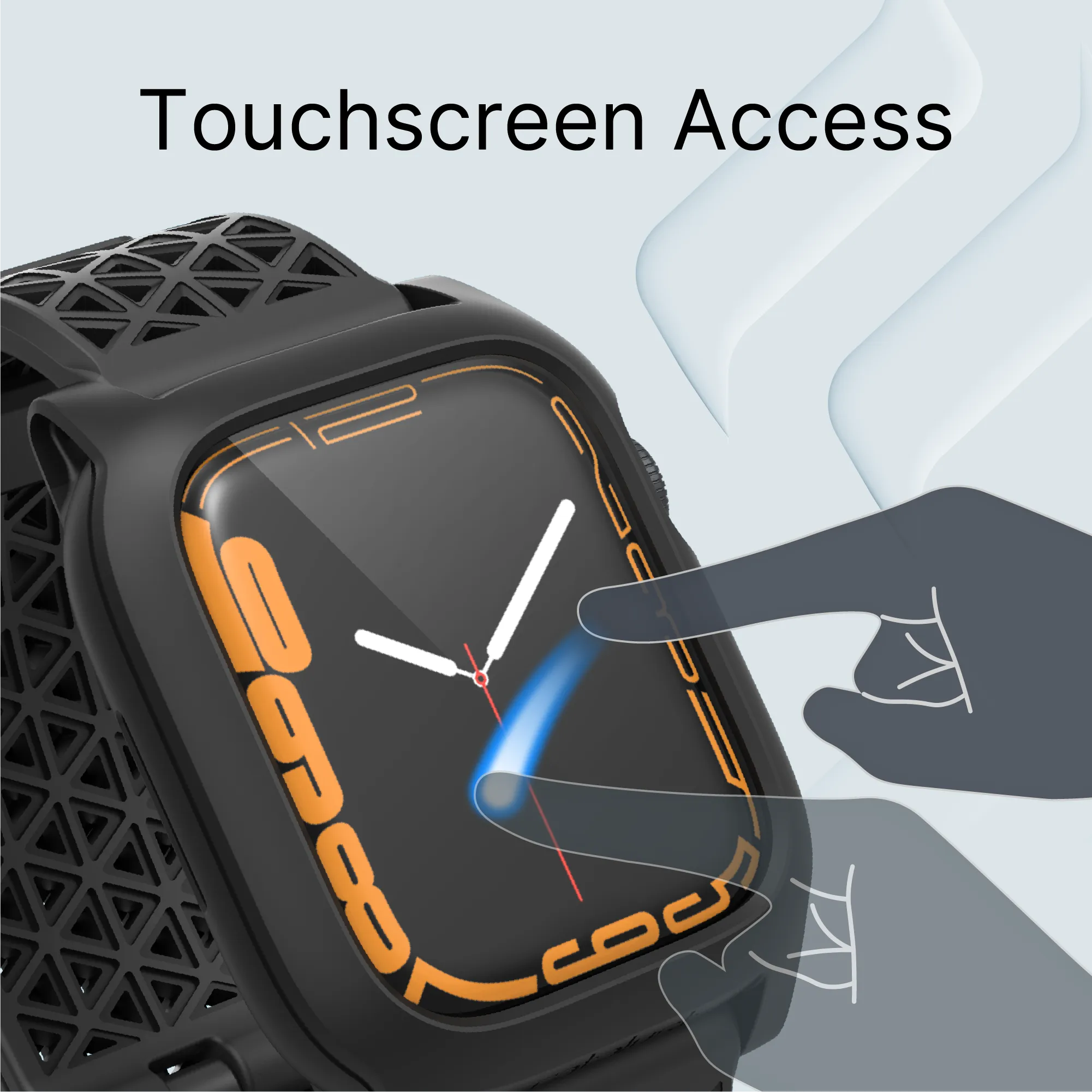 41mm - Rugged Case + Band for Apple Watch Series 9/8/7