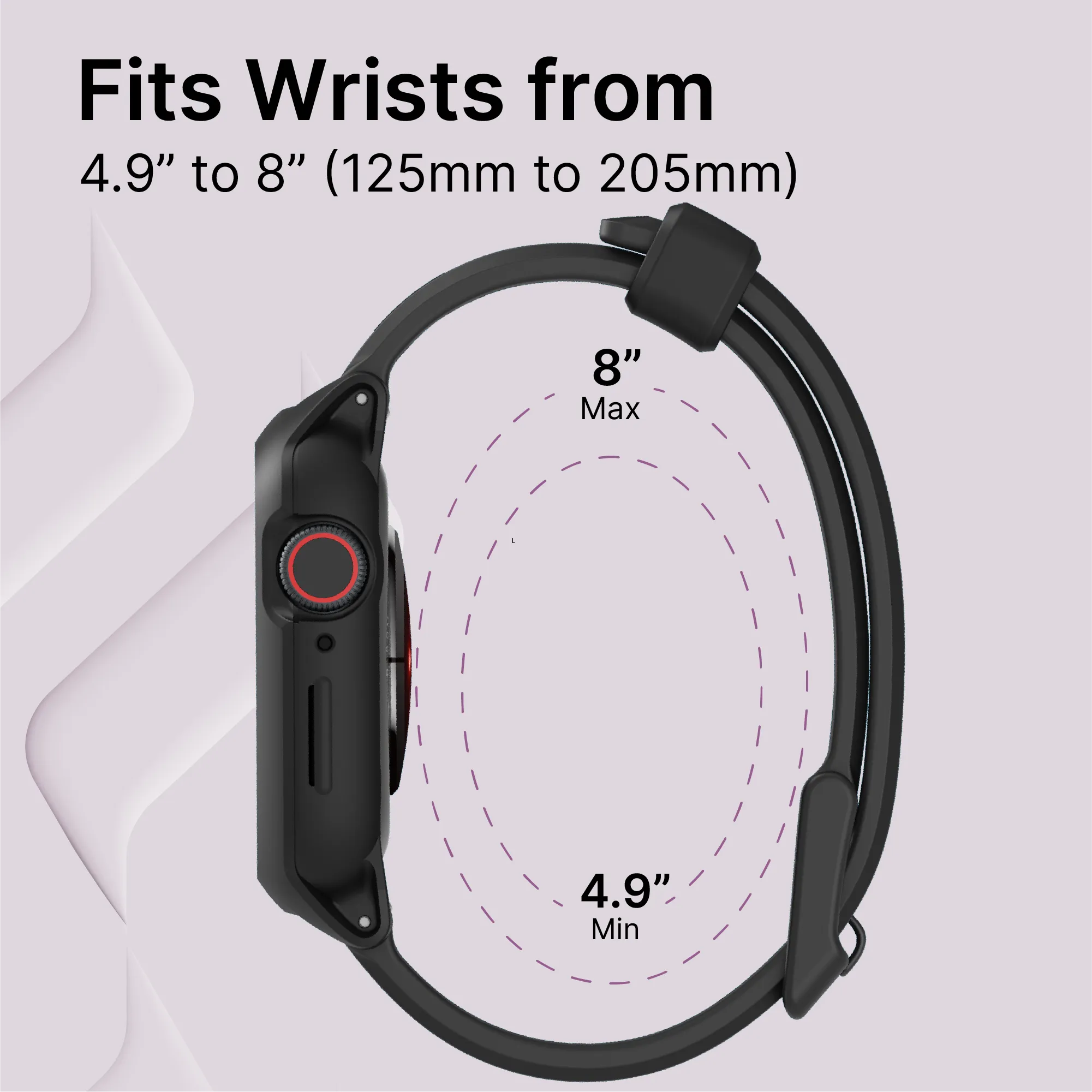 41mm - Rugged Case + Band for Apple Watch Series 9/8/7