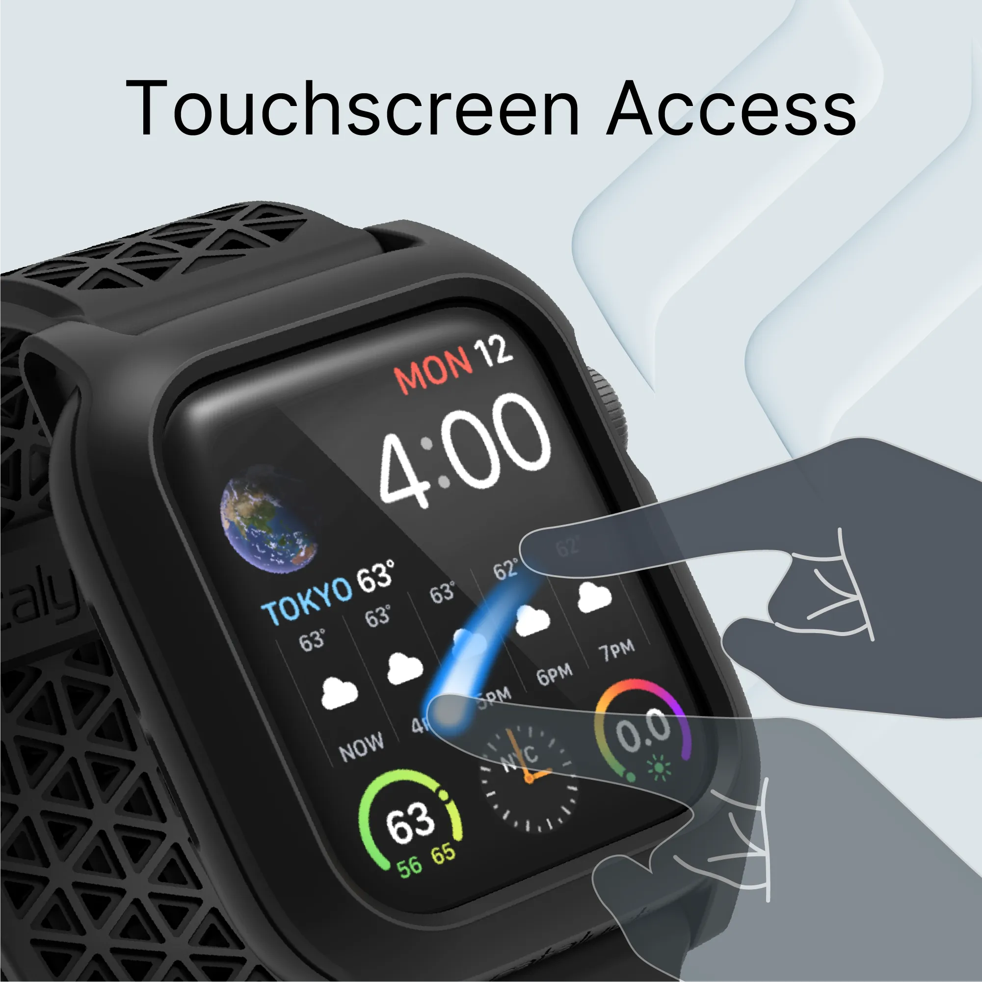 40mm - Rugged Case + Band for Apple Watch Series 6/5/4/SE (Gen 2/1)-B2B