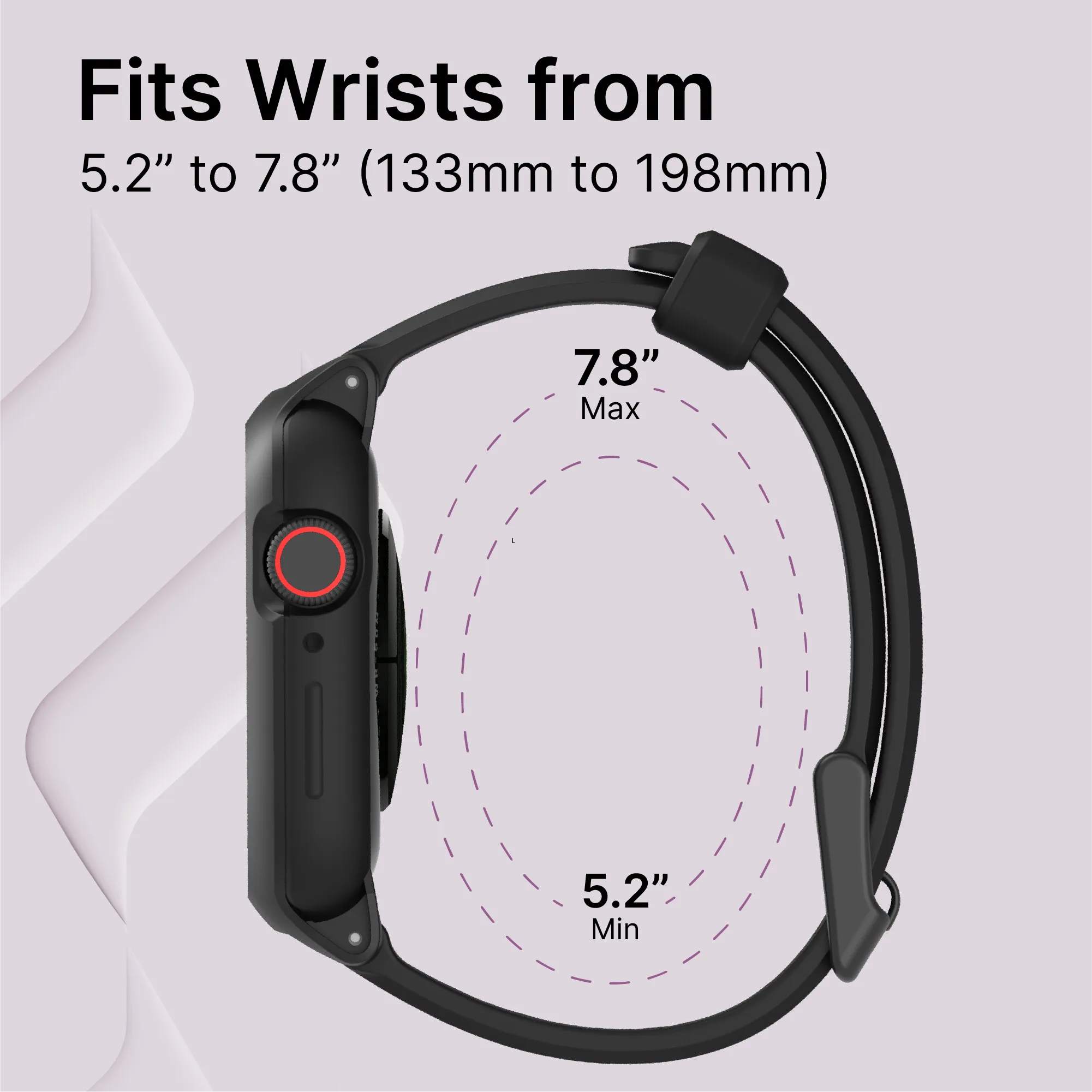 40mm - Rugged Case + Band for Apple Watch Series 6/5/4/SE (Gen 2/1)-B2B
