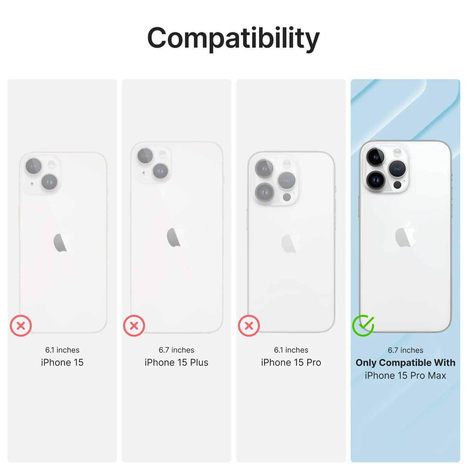 iPhone 15 Pro Max - Waterproof Case, Total Protection-B2B