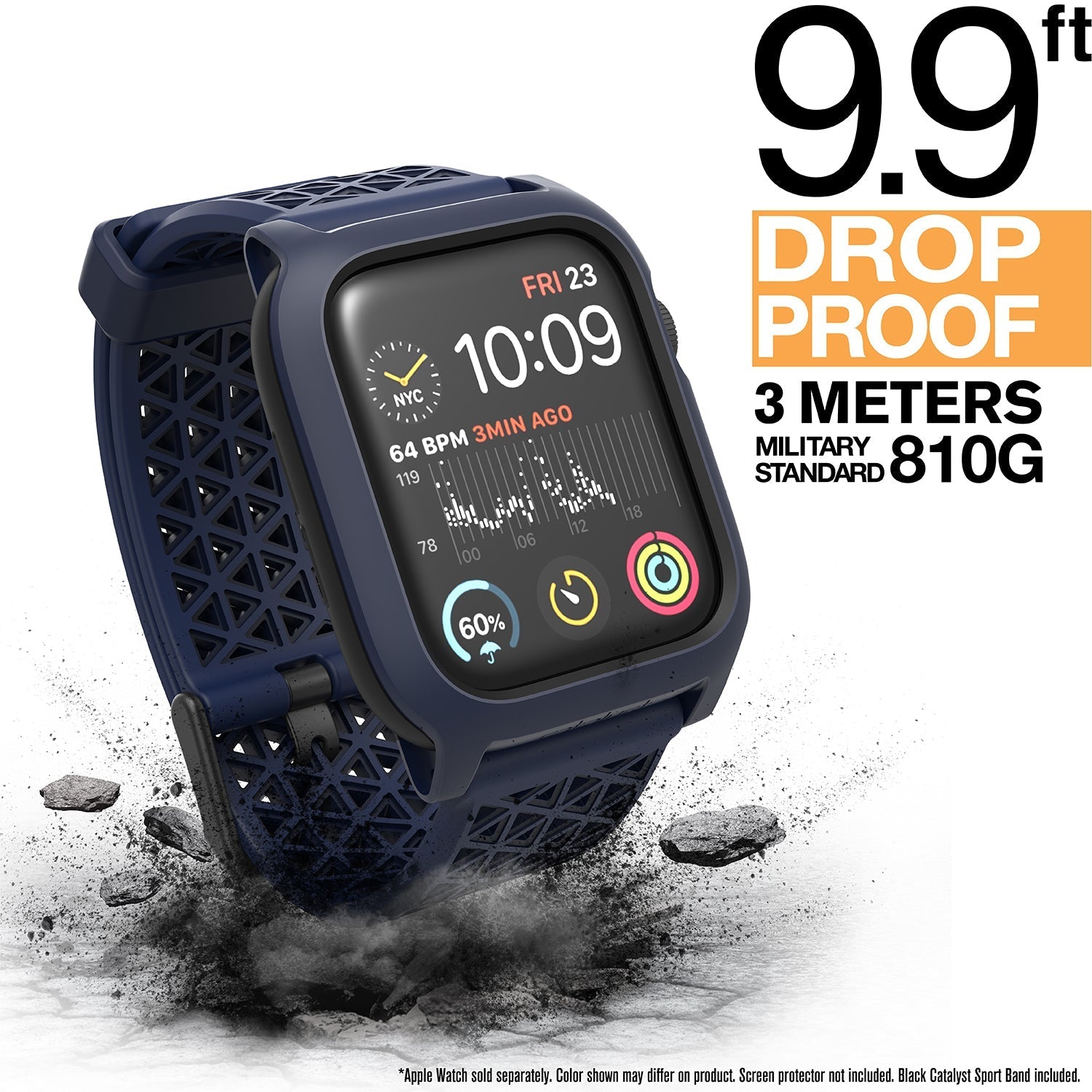 CAT44DROP5NAV | Impact Protection Case V2 for Apple Watch Series 5 & 4 - 44mm