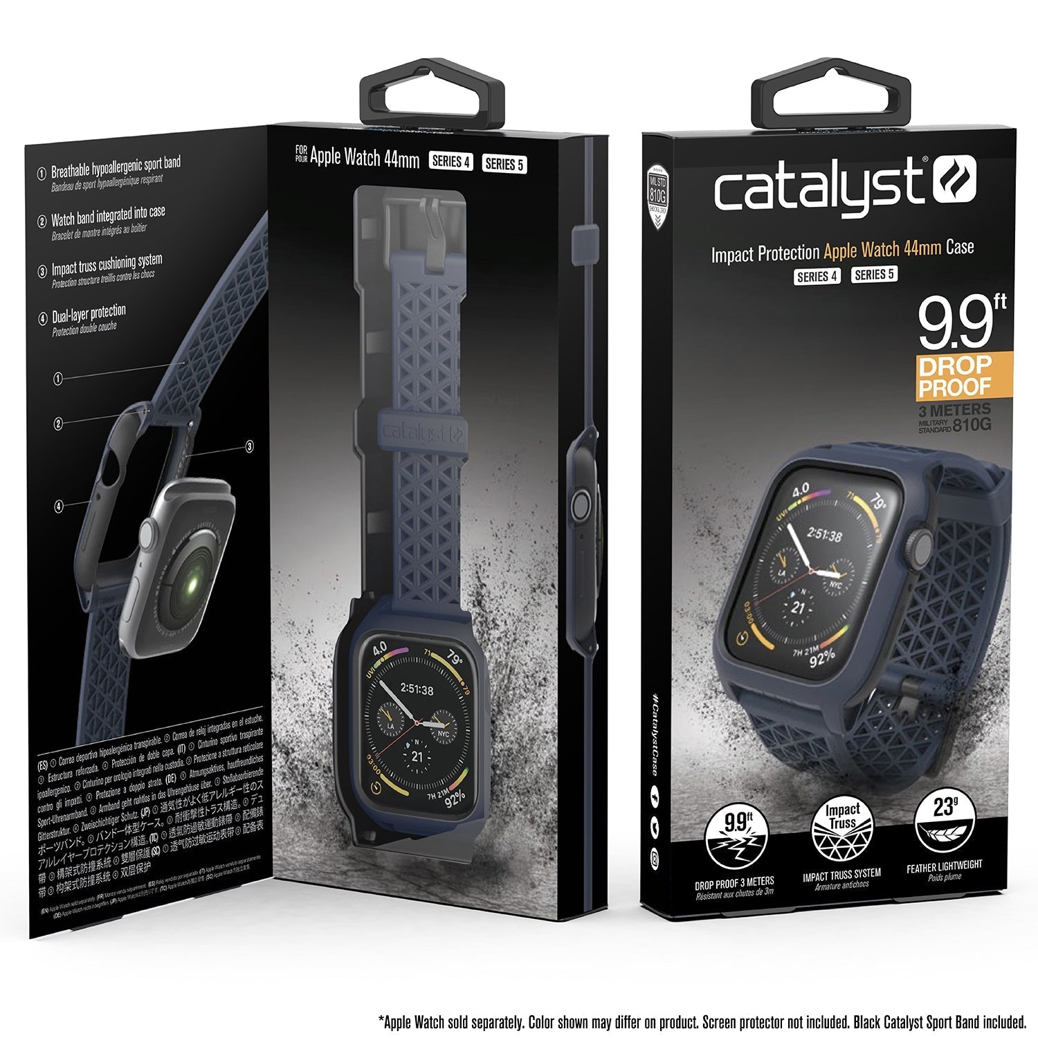 CAT44DROP5NAV | Impact Protection Case V2 for Apple Watch Series 5 & 4 - 44mm