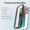 iPhone 16 Pro Max - Waterproof Case, Total Protection-UK