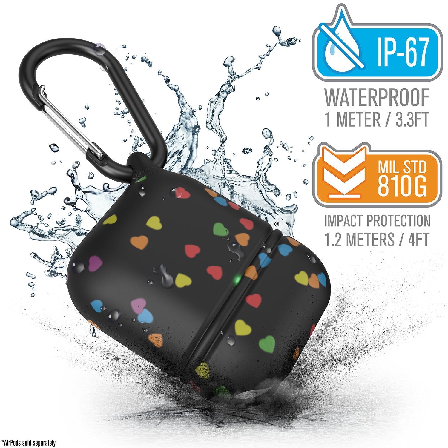 AirPods Pro (Gen 2/1) - Waterproof Case + Carabiner, Special Edition
