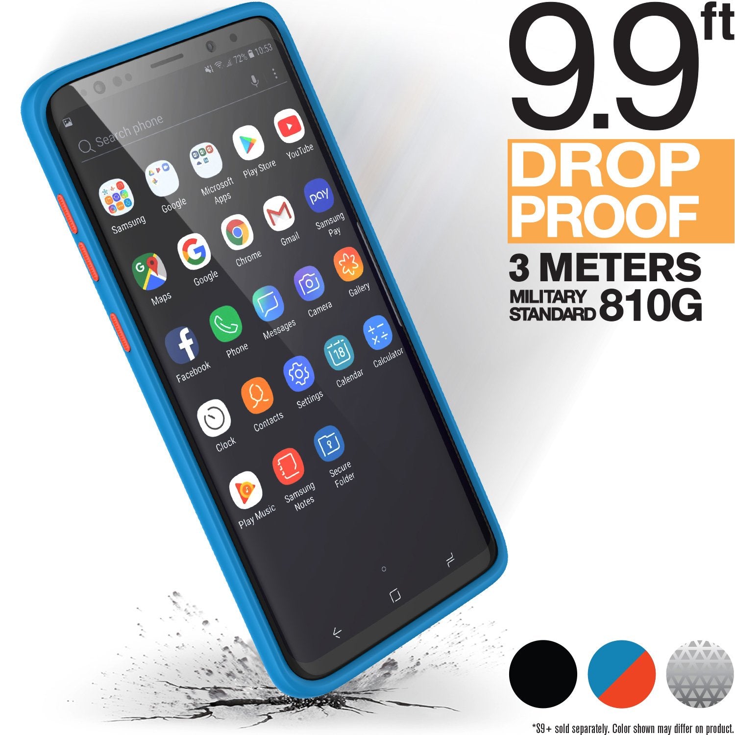 CATDROPGS9+TBFC | Impact Protection Case for Samsung Galaxy S9 Plus