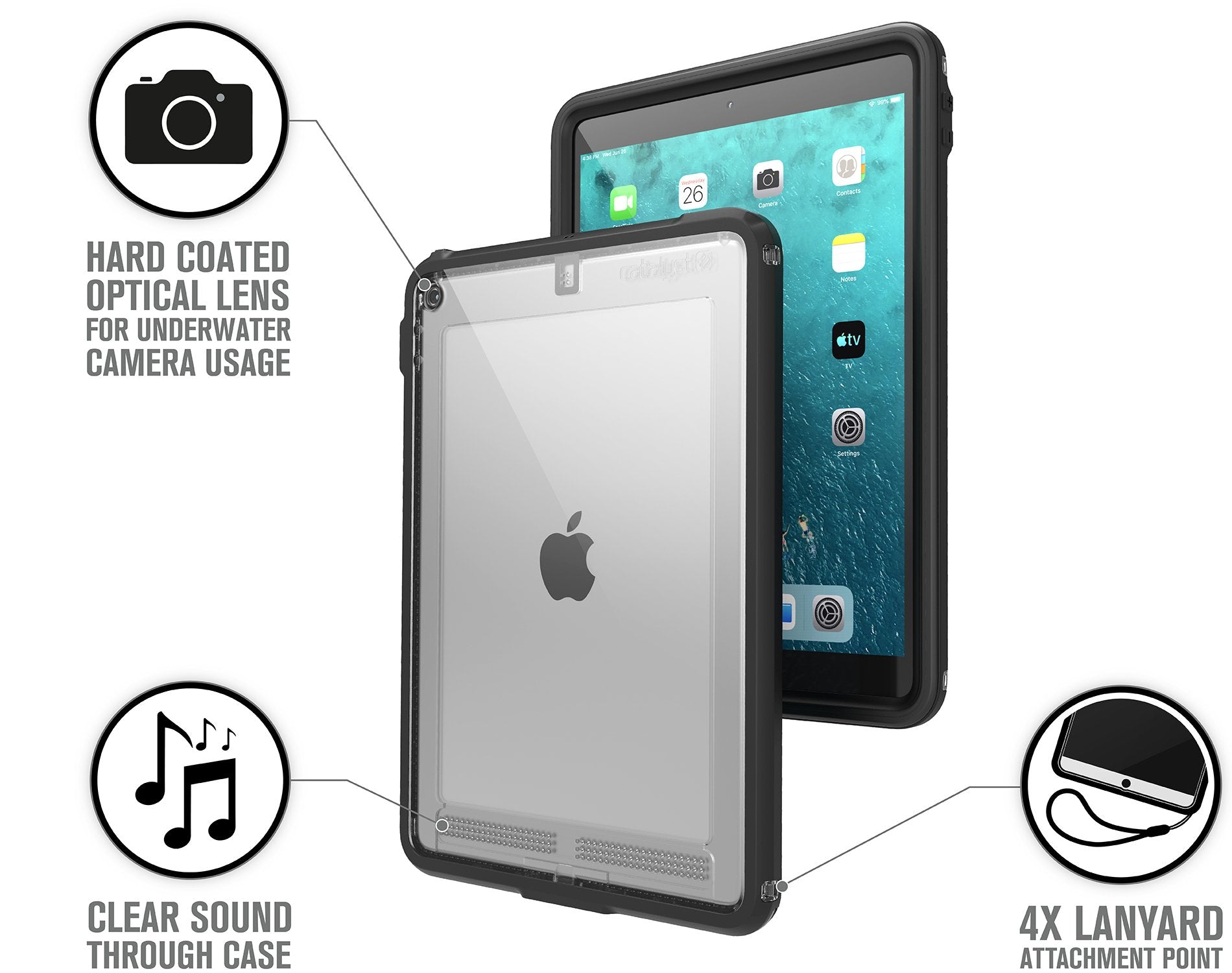 CATIPDAIR3BLK | Waterproof Case for 10.5" iPad Air (3rd Gen - 2019)
