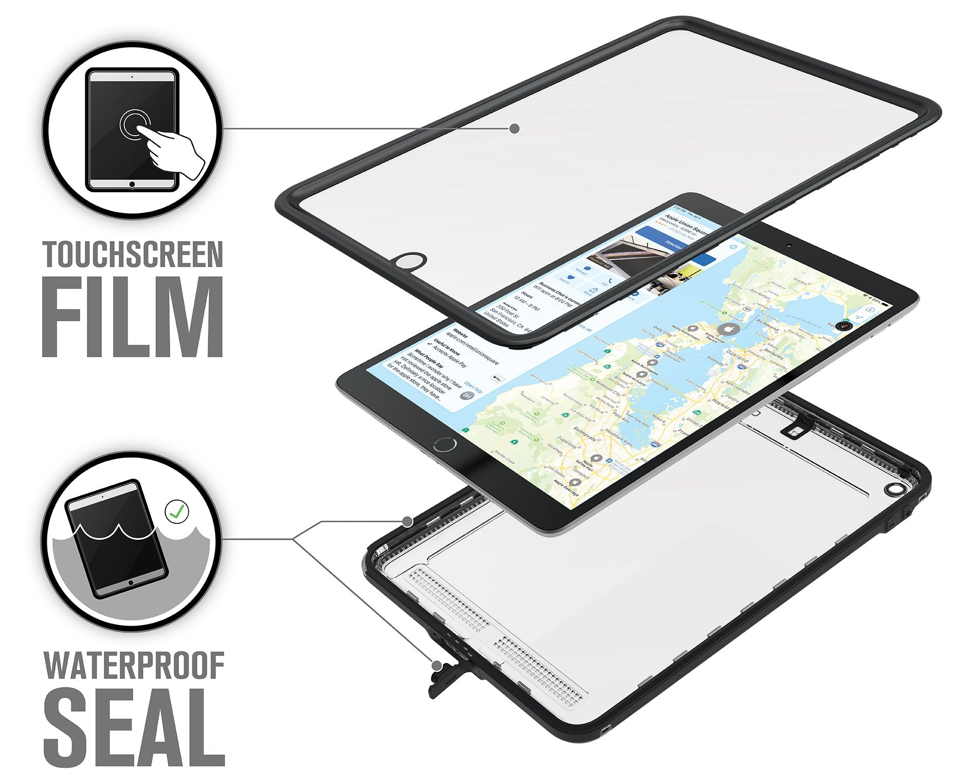 CATIPDAIR3BLK | Waterproof Case for 10.5" iPad Air (3rd Gen - 2019)