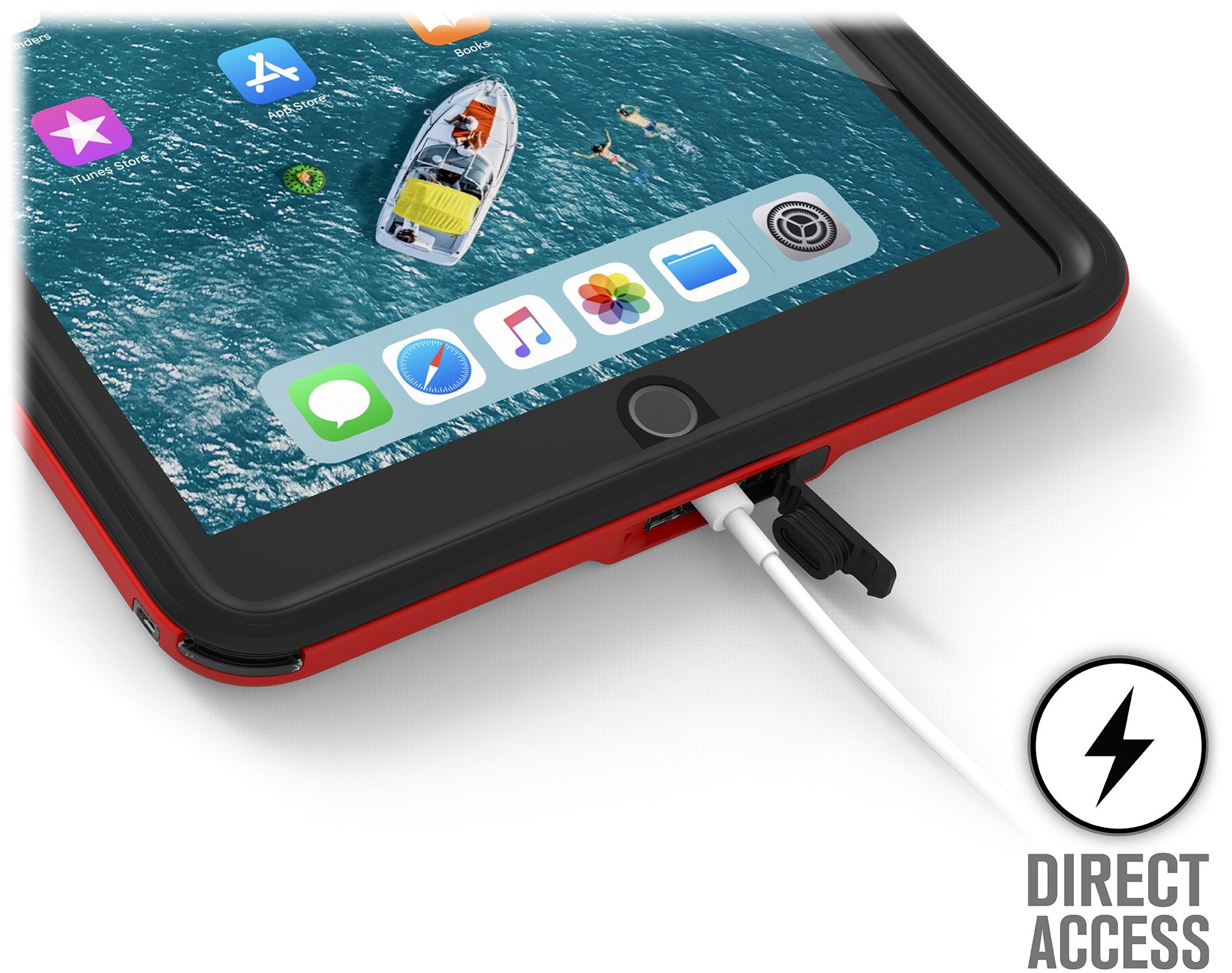 CATIPDAIR3RED | Waterproof Case for 10.5" iPad Air (3rd Gen - 2019)