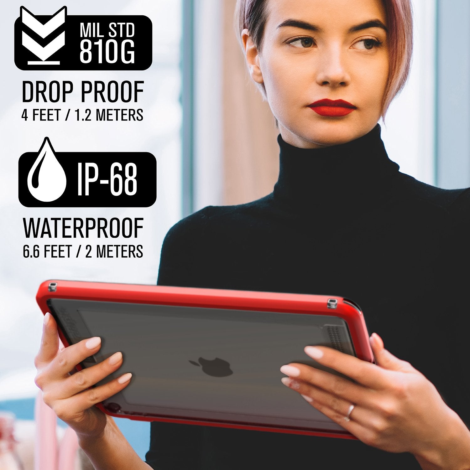 CATIPDAIR3RED | Waterproof Case for 10.5" iPad Air (3rd Gen - 2019)