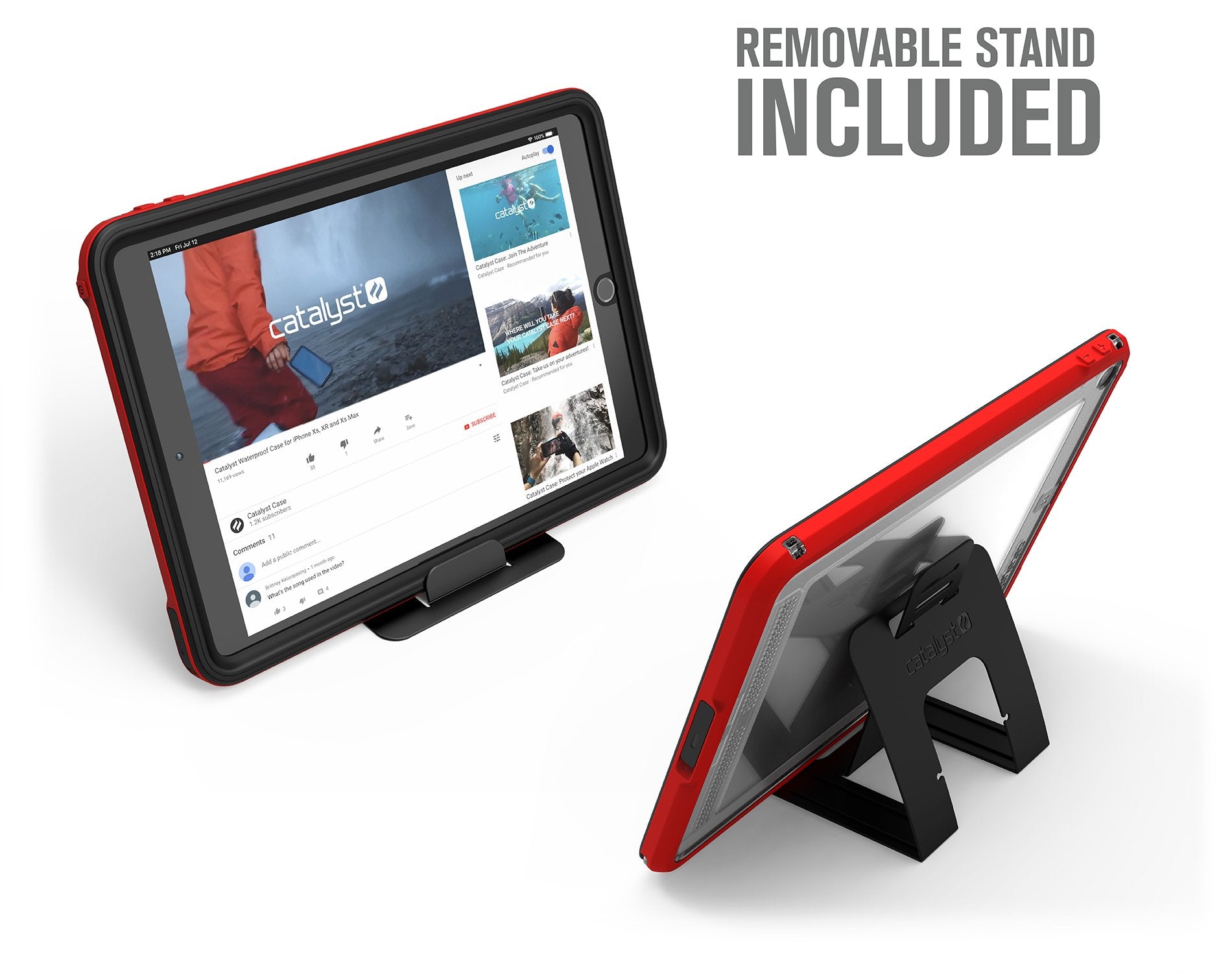 CATIPDAIR3RED | Waterproof Case for 10.5" iPad Air (3rd Gen - 2019)