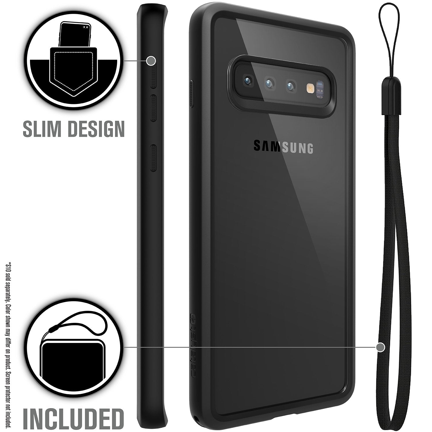 CATDRPGS10BLK | Impact Protection Case for Samsung Galaxy S10