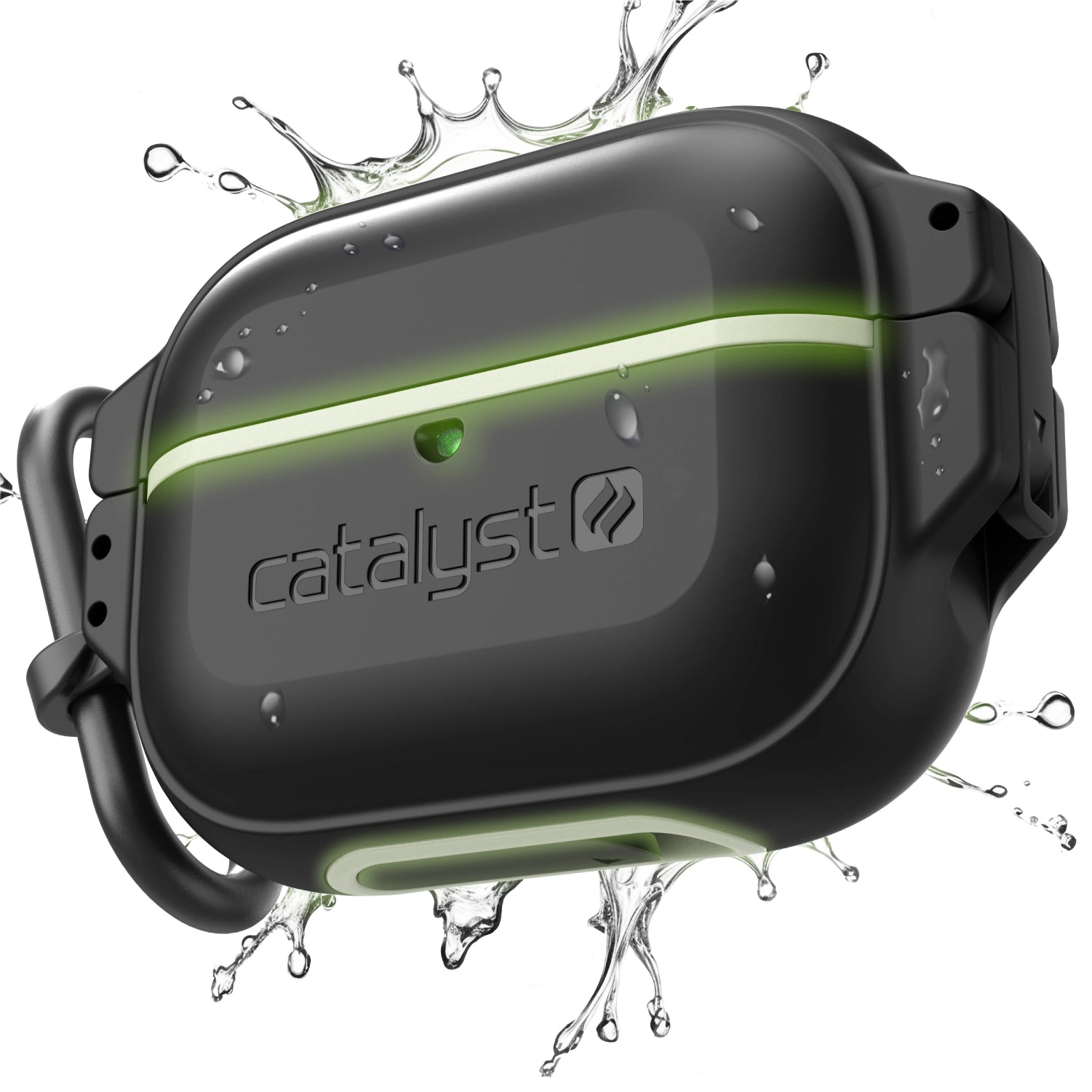 AirPods Pro (Gen 2/1) - 100M Waterproof Total Protection Case + Carabiner-UK