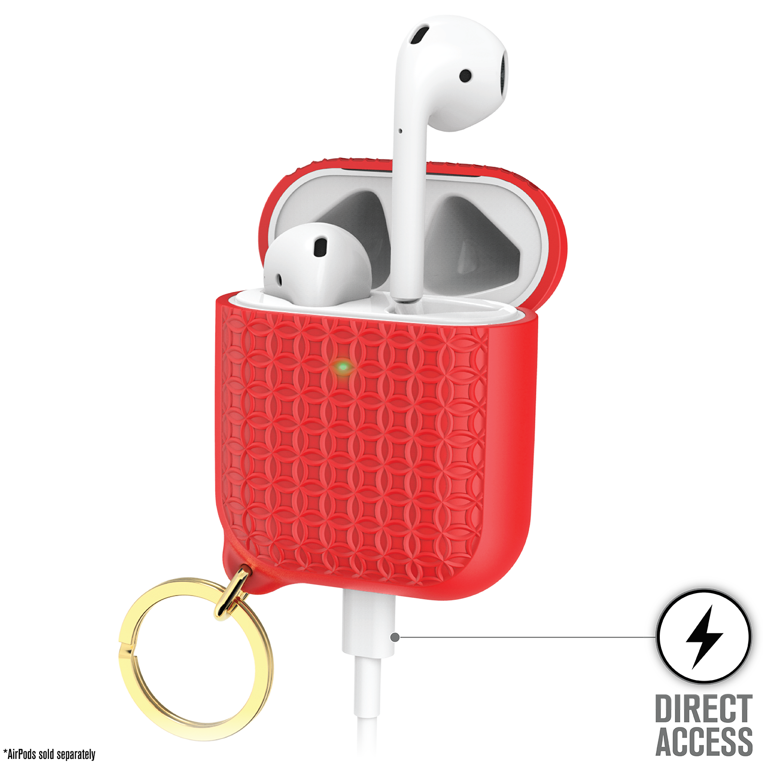 AirPods (Gen 2/1) - Case + Keyring