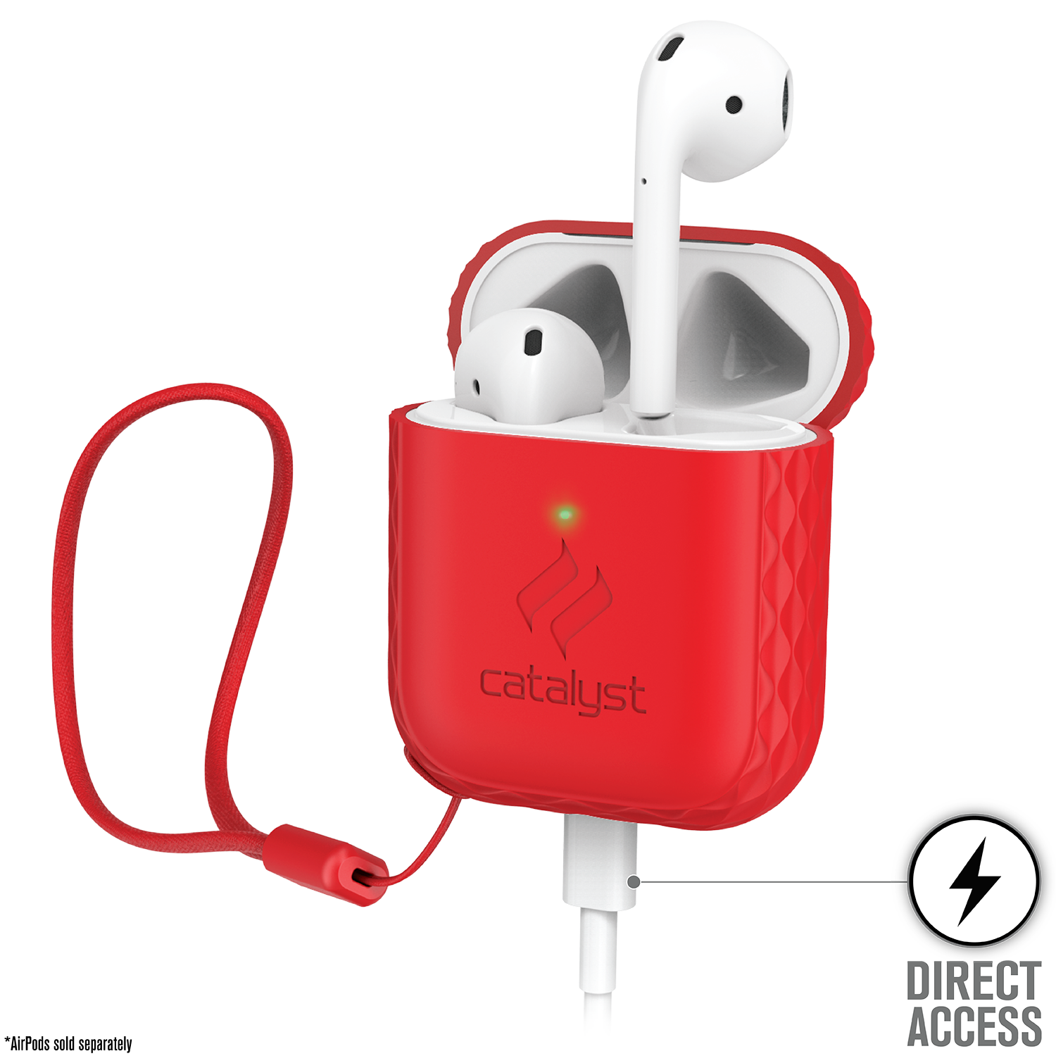 AirPods (Gen 2/1) - Case + Lanyard-UK