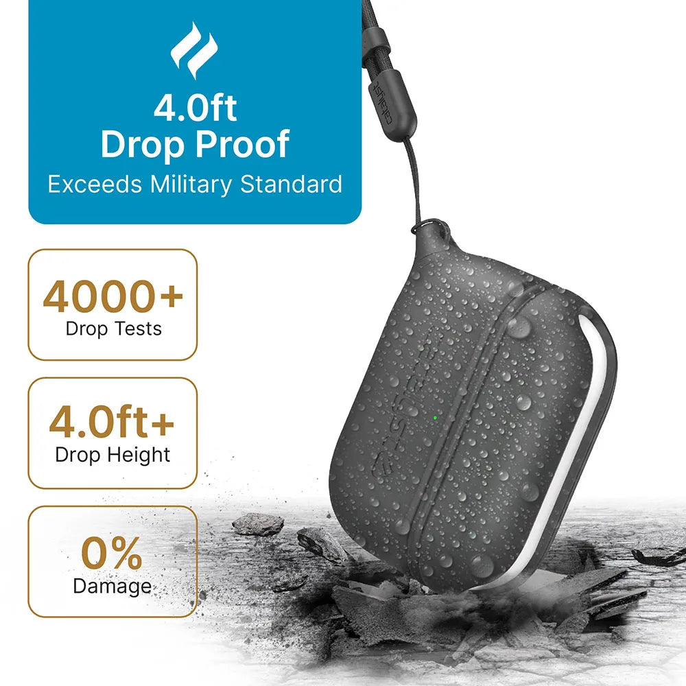 AirPods Pro (Gen 2/1) - Waterproof Case + Lanyard-UK