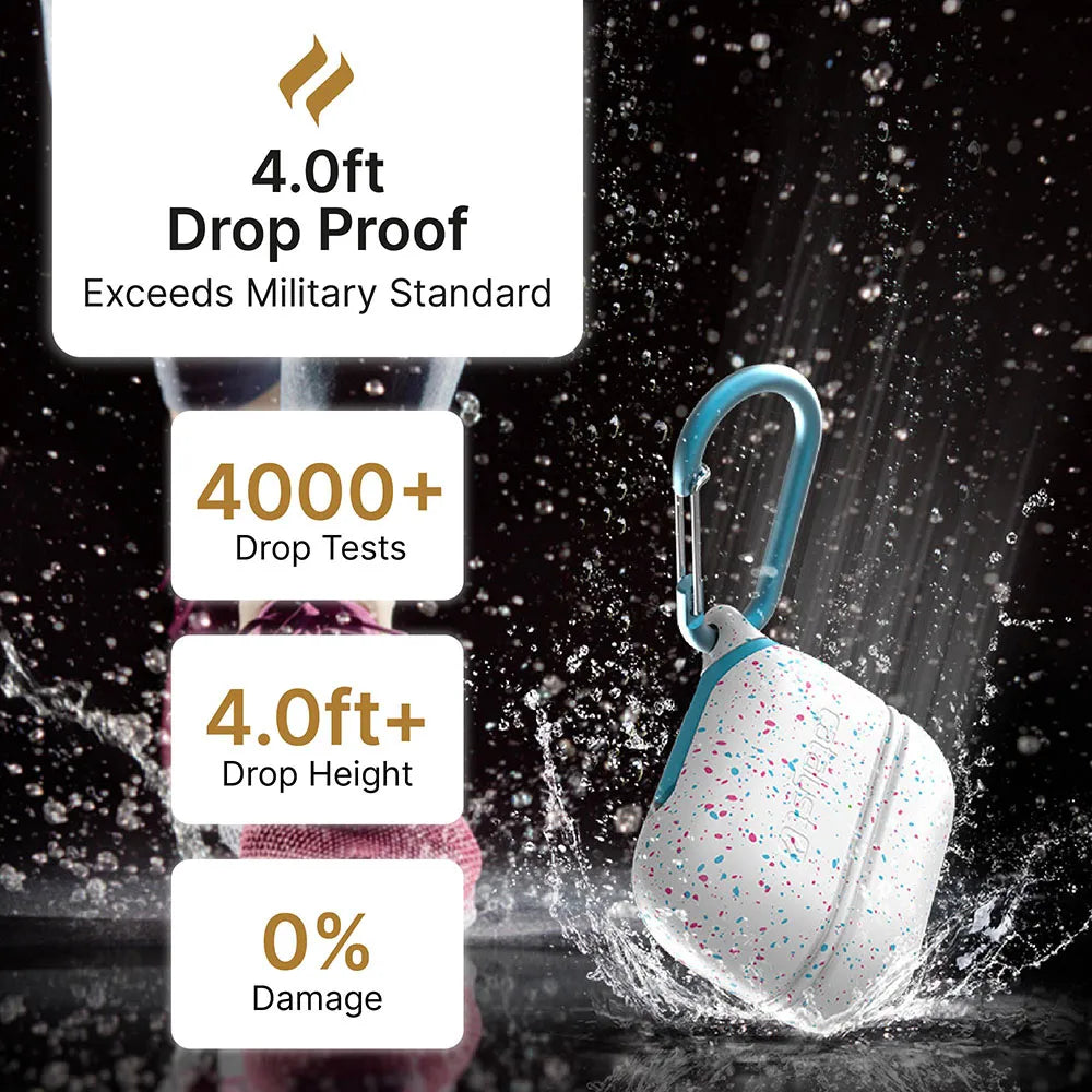 AirPods Pro (Gen 2/1) - Waterproof Case + Carabiner-CA