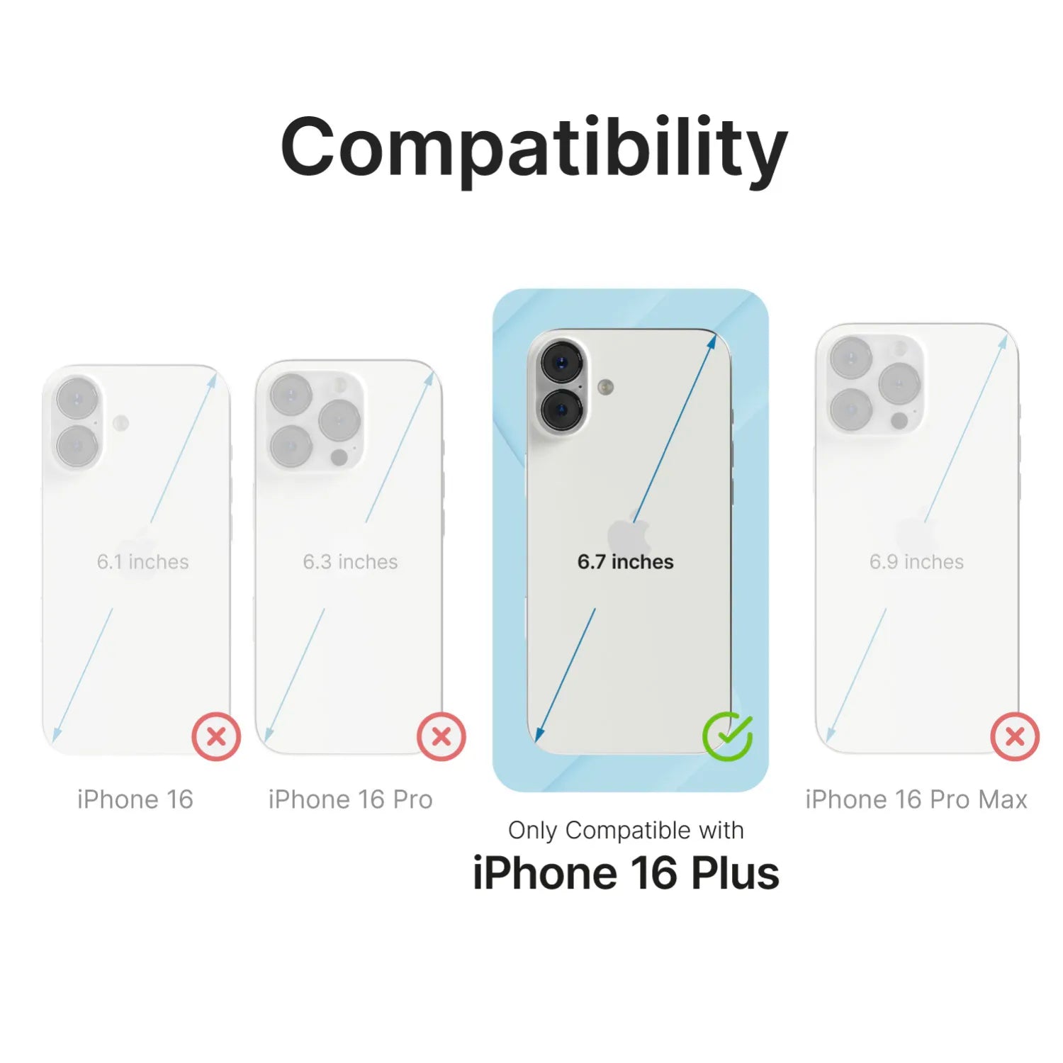 iPhone 16 Plus - Influence Case, MagSafe Compatible