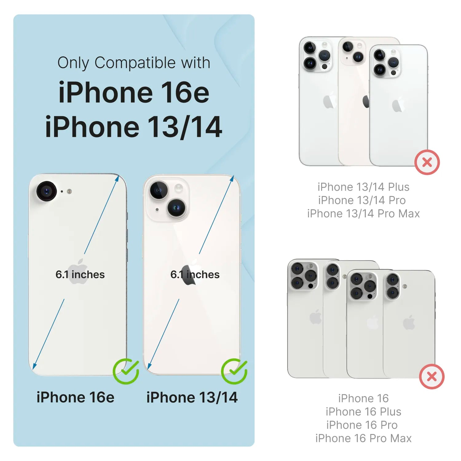 iPhone 16e/14/13 - Crux Case, MagSafe Compatible