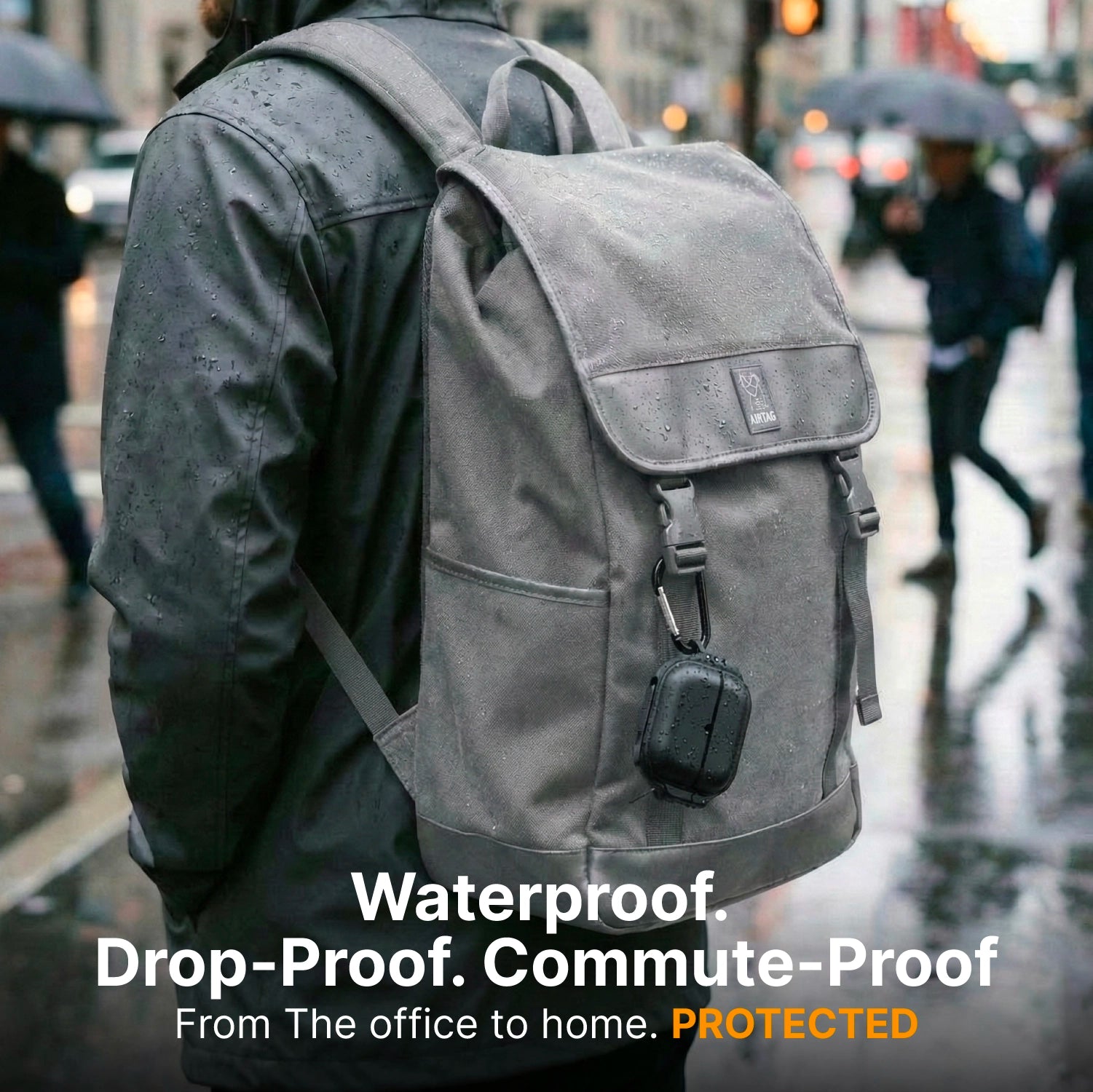 AirPods Pro 3 - 100M Waterproof Total Protection Case + Carabiner-CA