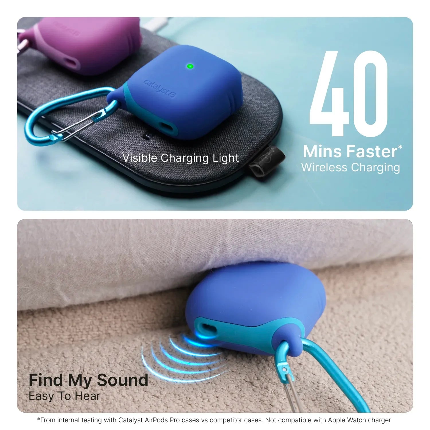 AirPods (Gen 4) - Waterproof Case + Carabiner