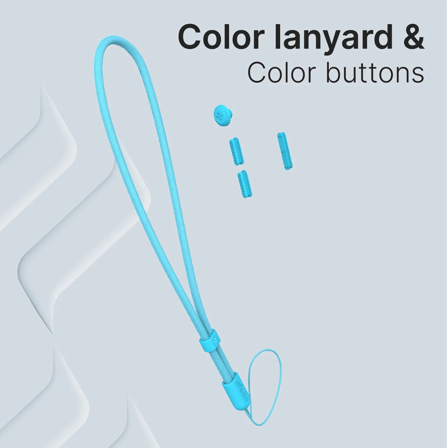 Colored Lanyard & Buttons-UK