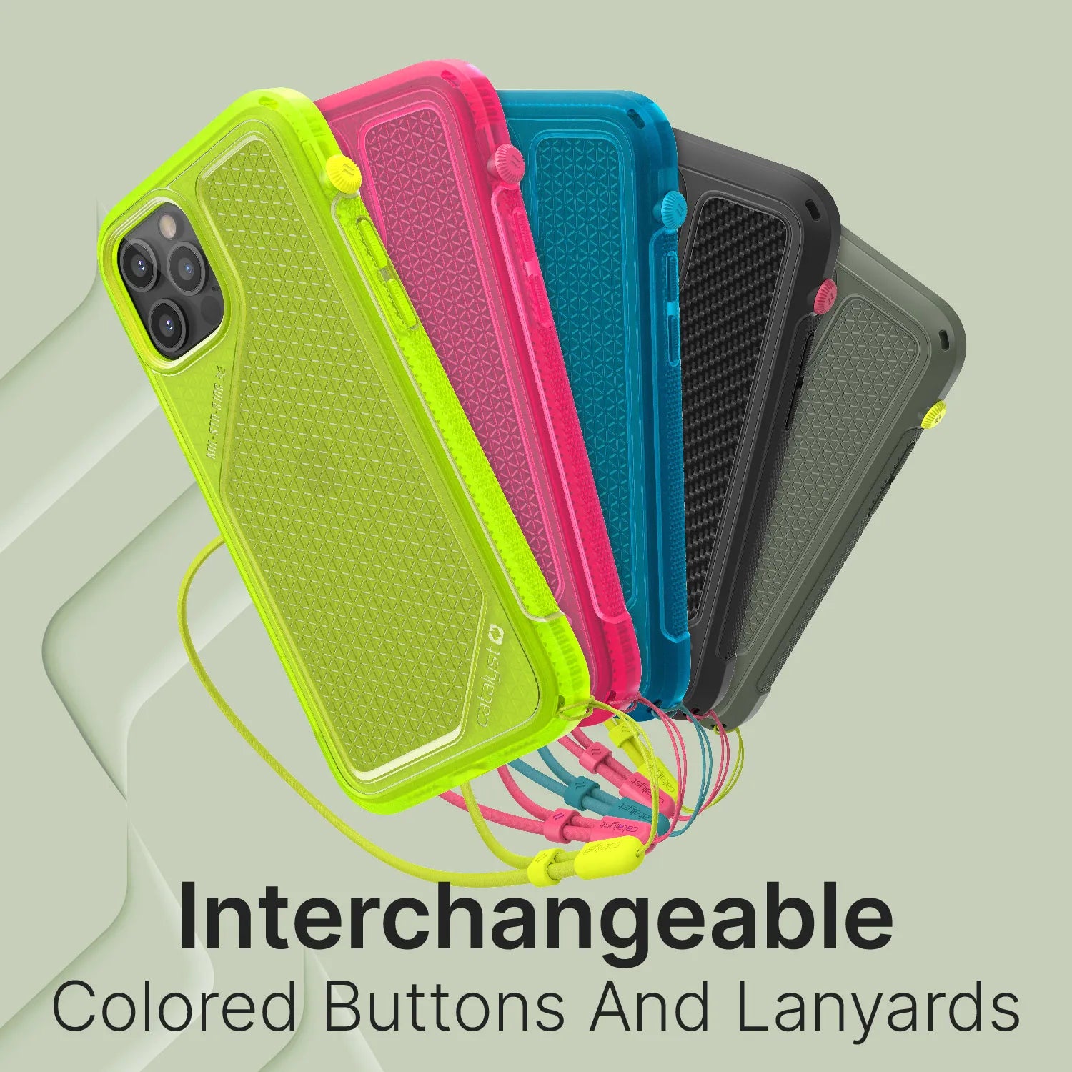 Colored Lanyard & Buttons-UK